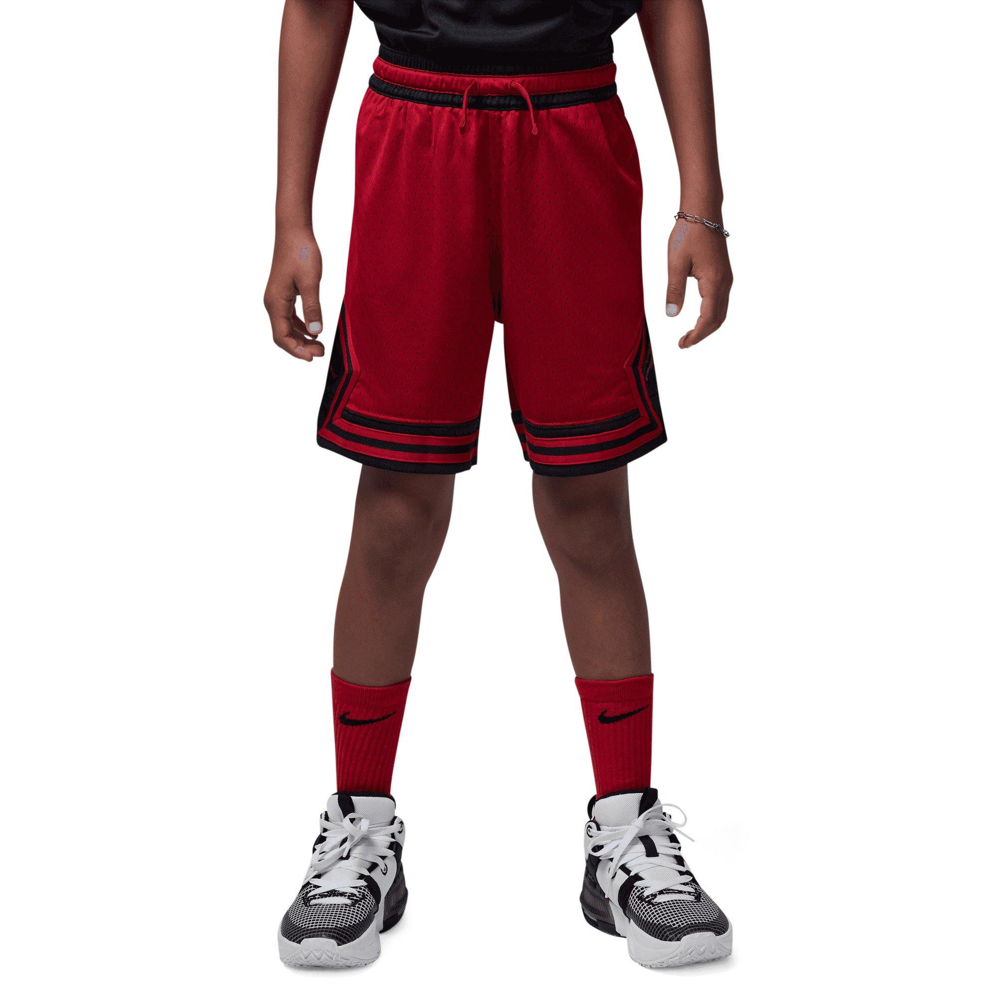 Jordan Diamond Big Boys' Red/Black Shorts