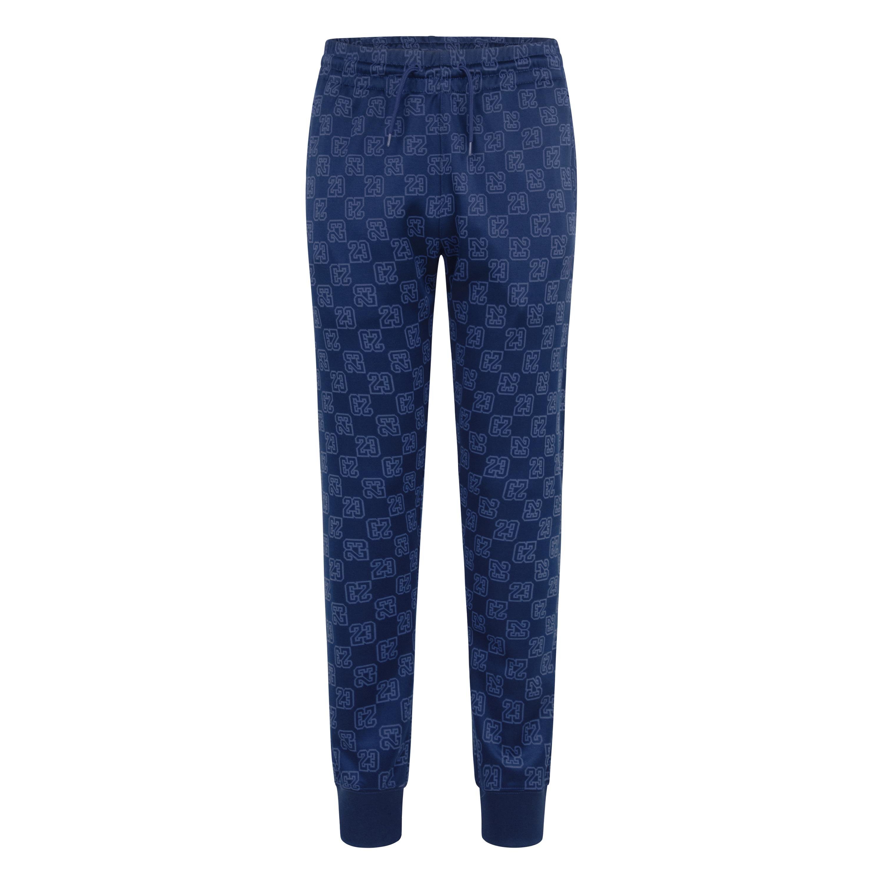 Jordan Big Boys' Monogram Track Pants - Blue - BLUE