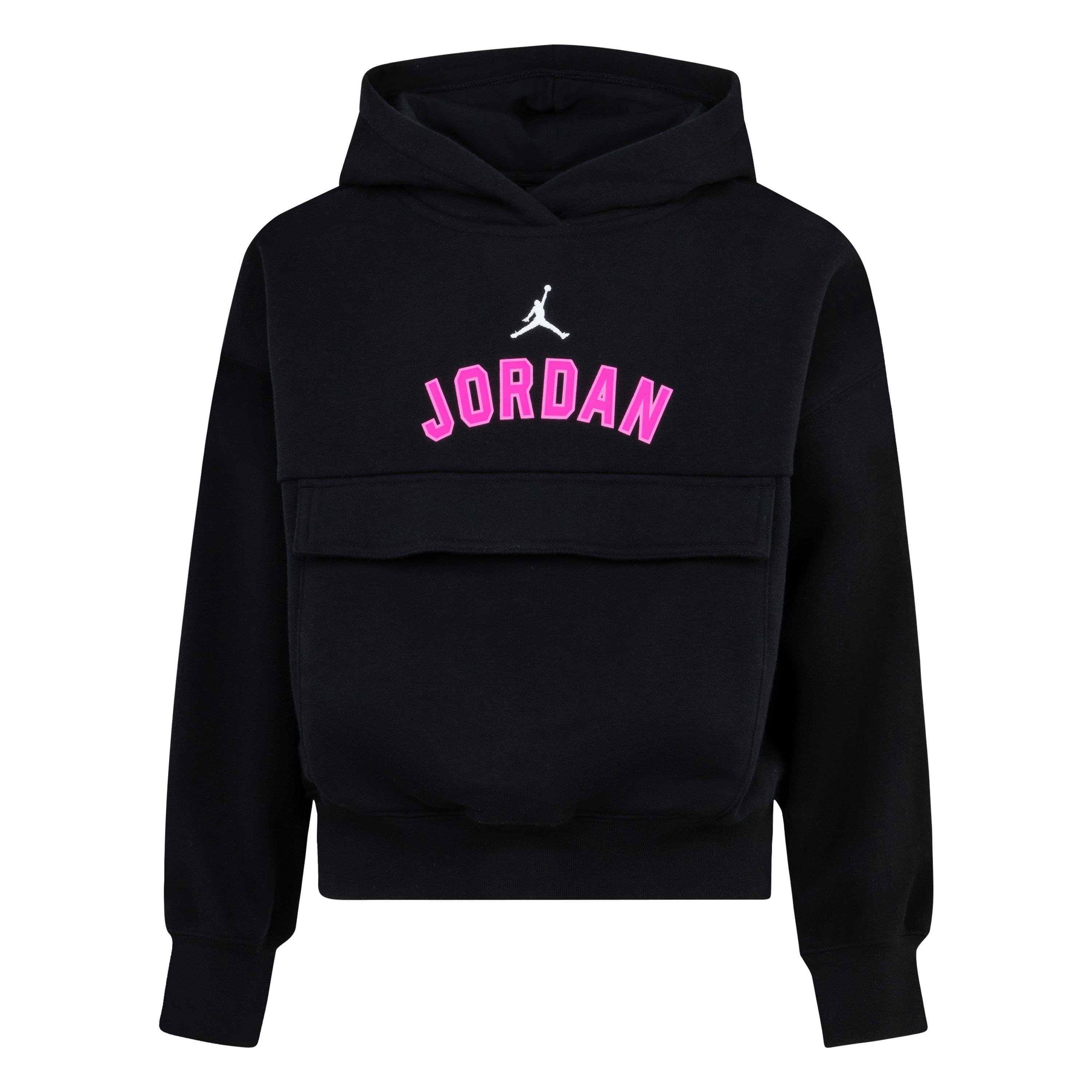 Jordan Big Girls' Y2K Hoodie - Black - BLACK