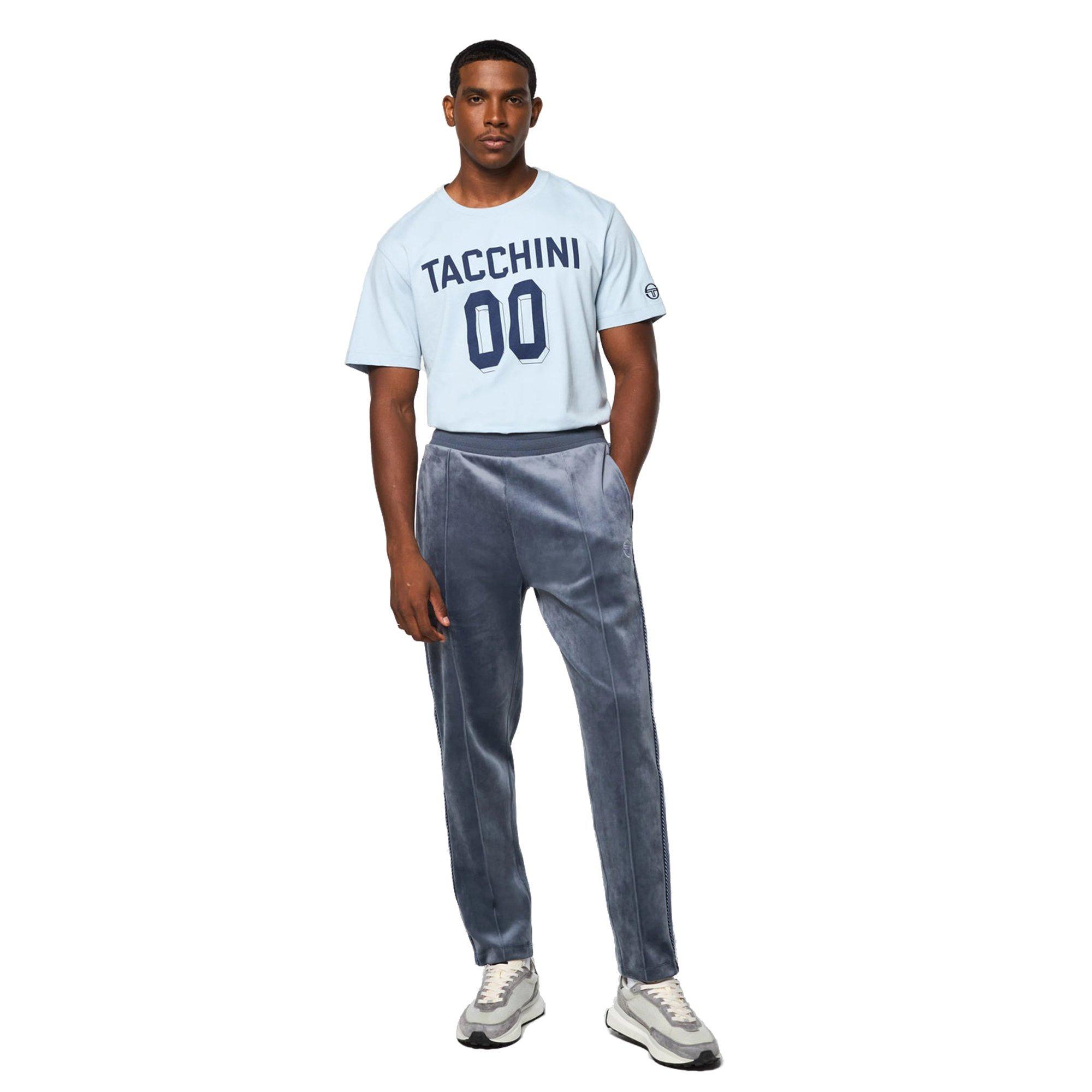 Sergio Tacchini Men's Maglia Velour Track Pants - NAVY