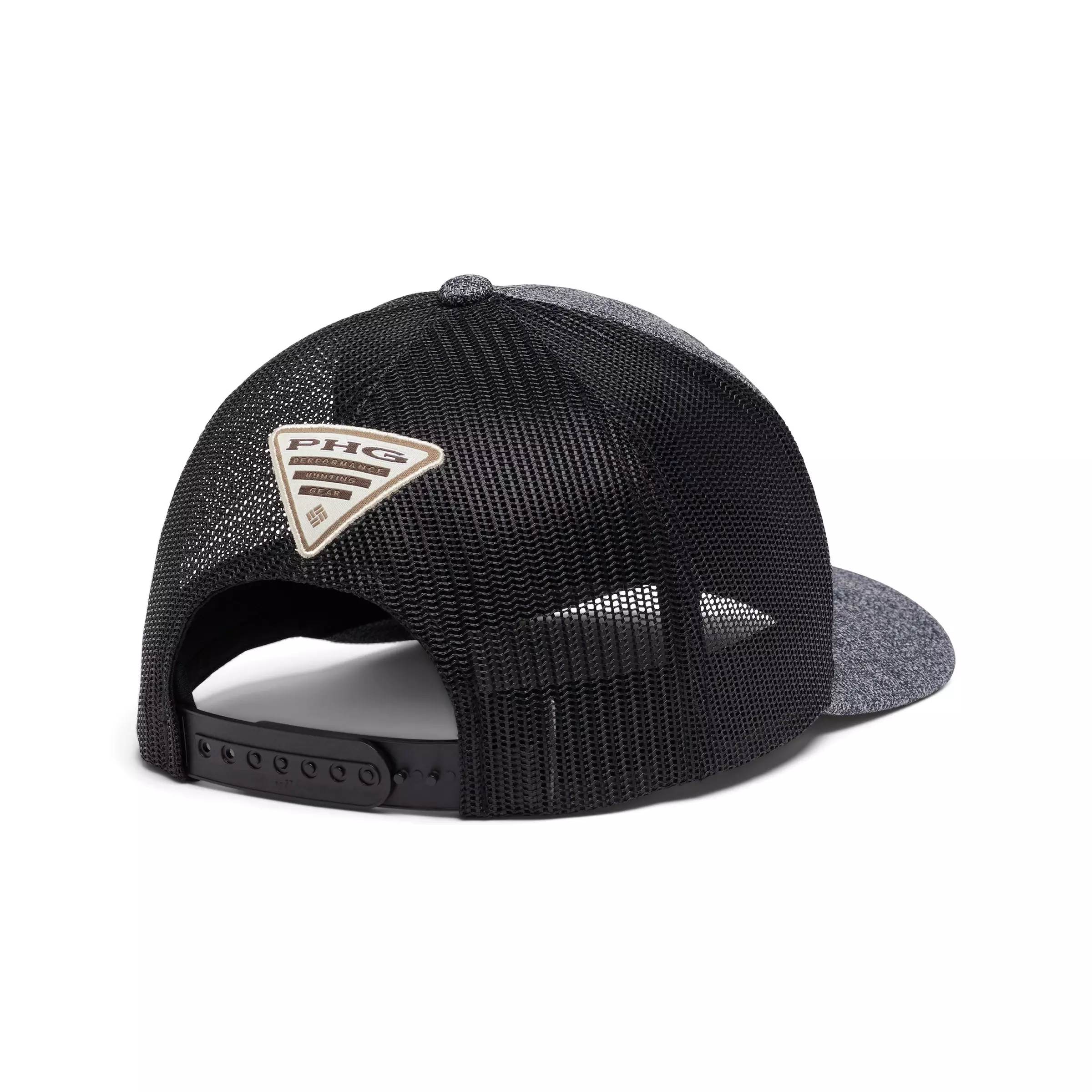 Columbia PHG Leather Flag Mesh Snapback-Grey/Black - GREY
