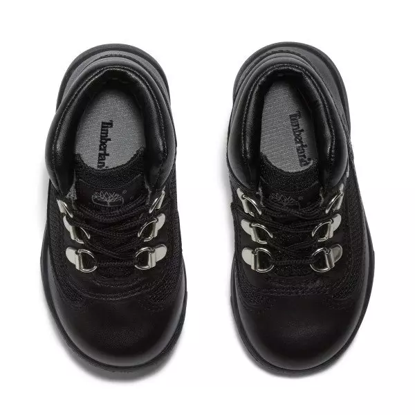 Timberland Premium Mid "Black" Toddler Boys' Field Boot - BLACK