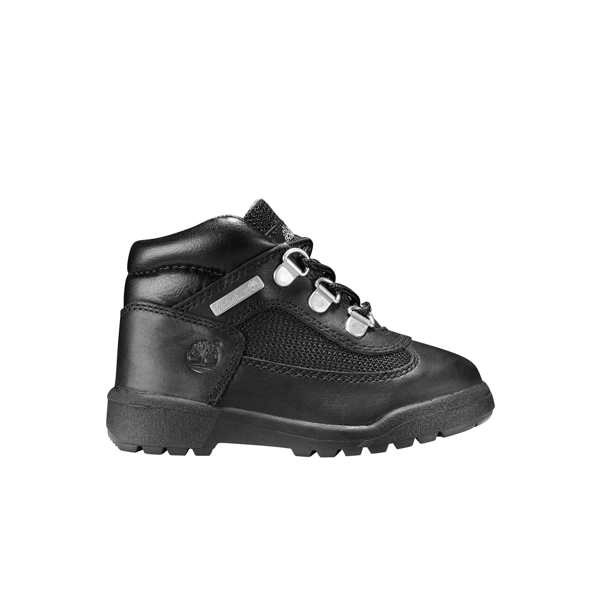 Timberland Premium Mid "Black" Toddler Boys' Field Boot - BLACK