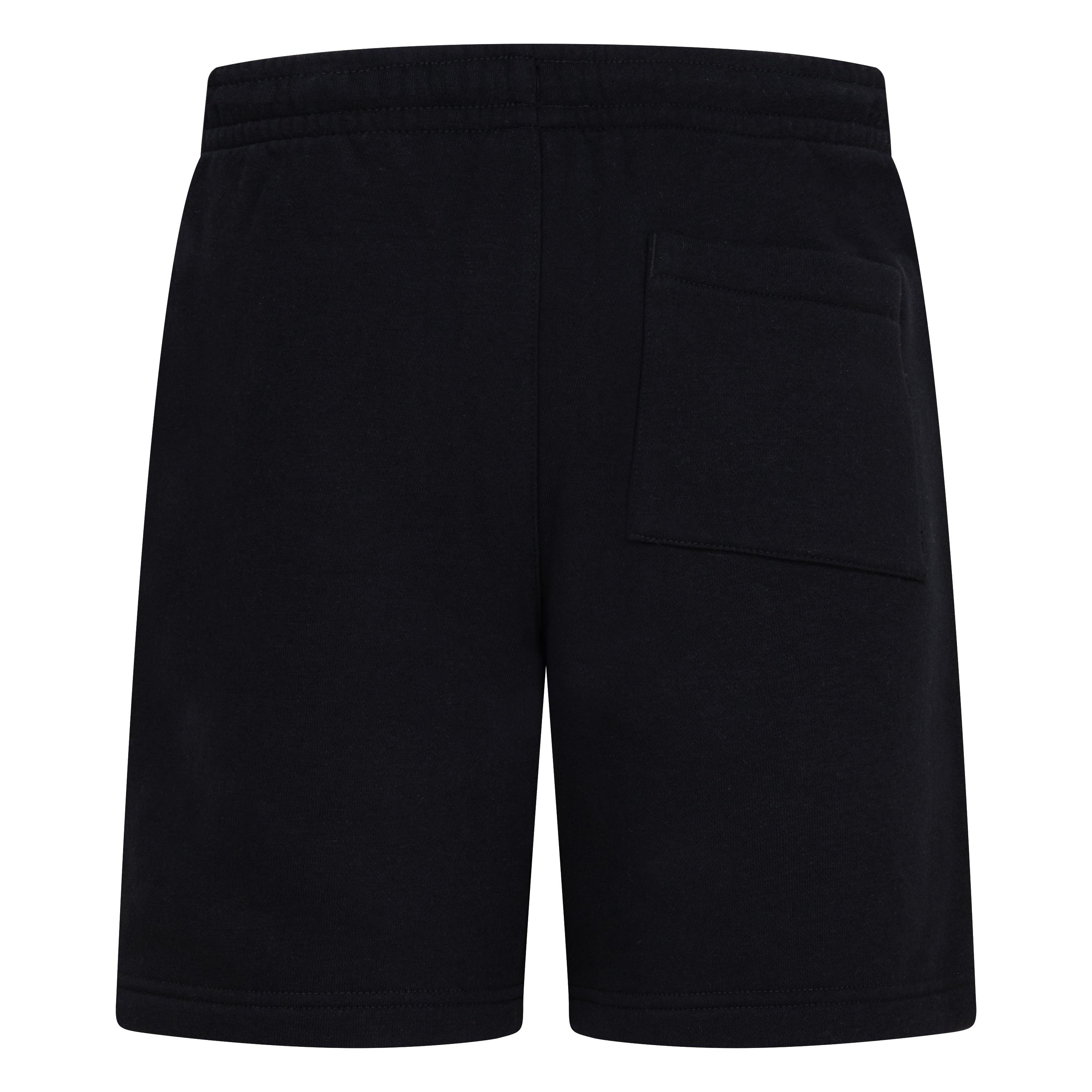 Jordan Big Boys' Brooklyn Fleece Shorts - Black - BLACK Thumbnail View 2