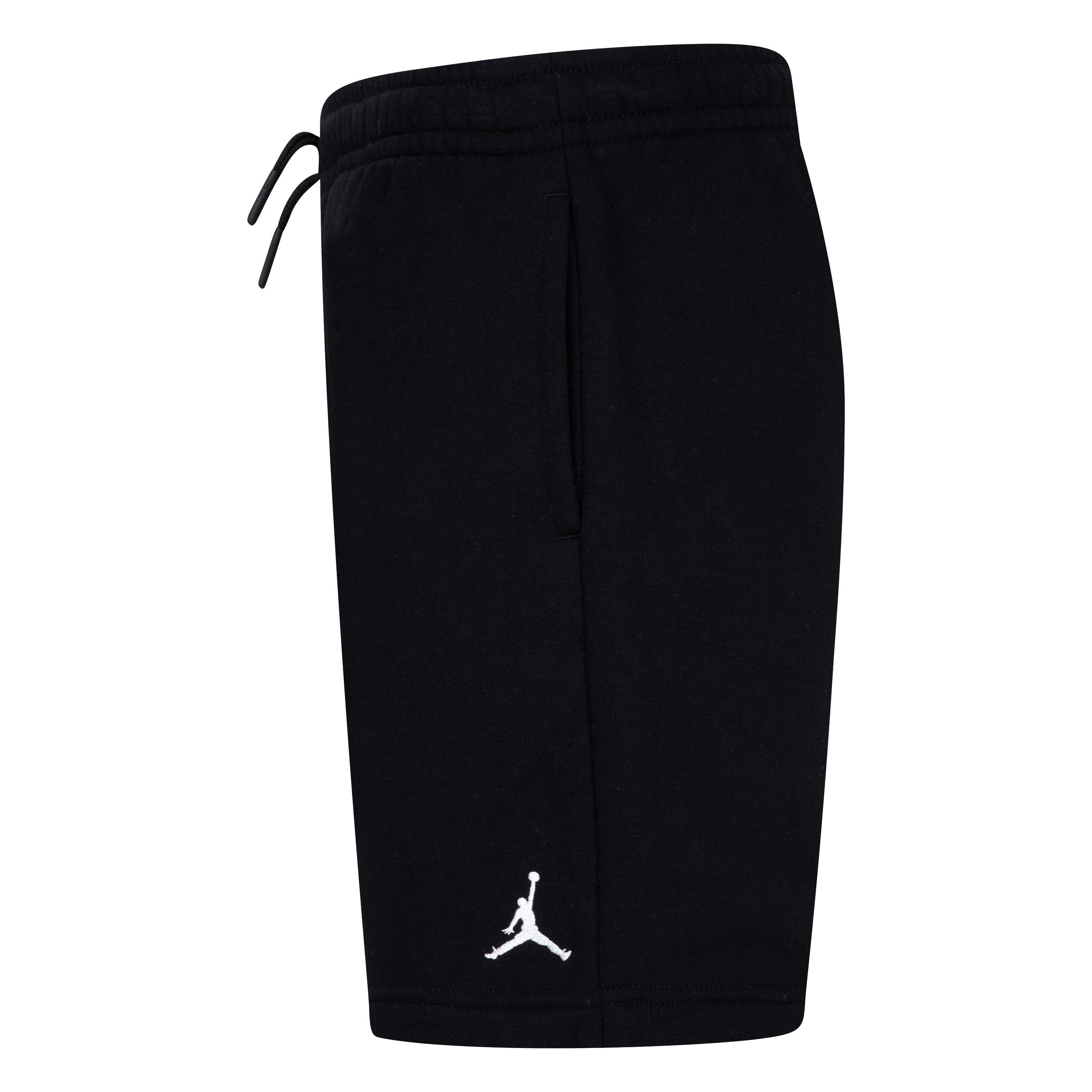 Jordan Big Boys' Brooklyn Fleece Shorts - Black - BLACK Thumbnail View 3