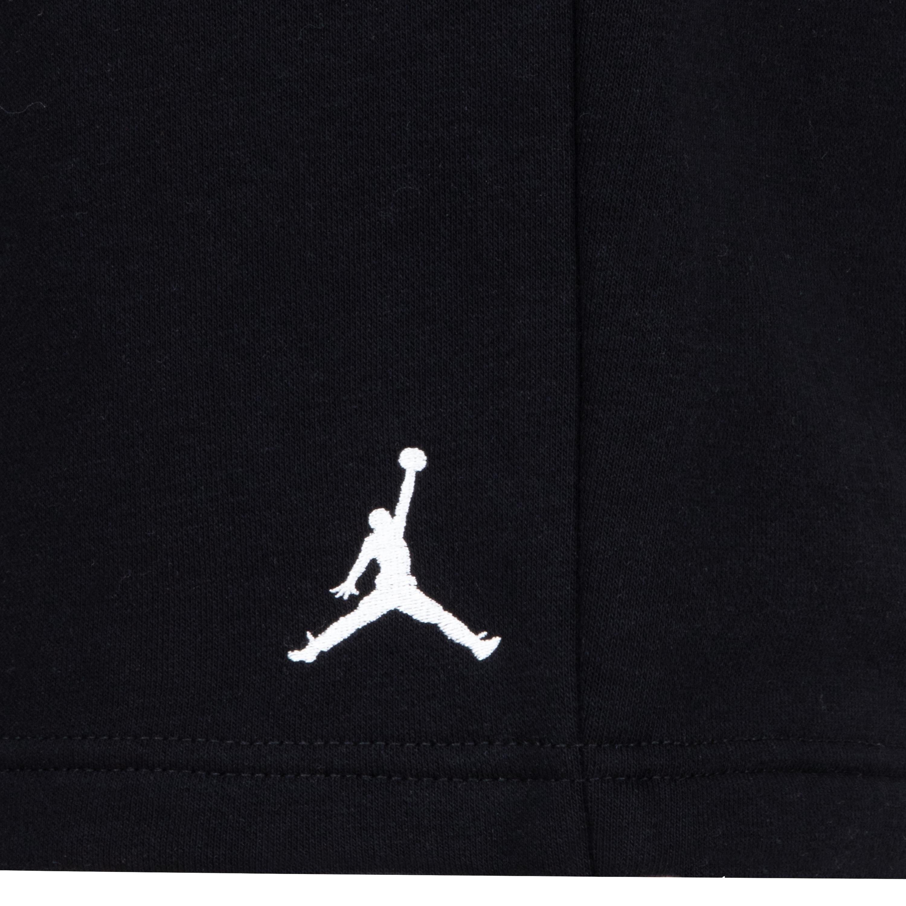 Jordan Big Boys' Brooklyn Fleece Shorts - Black - BLACK Thumbnail View 6
