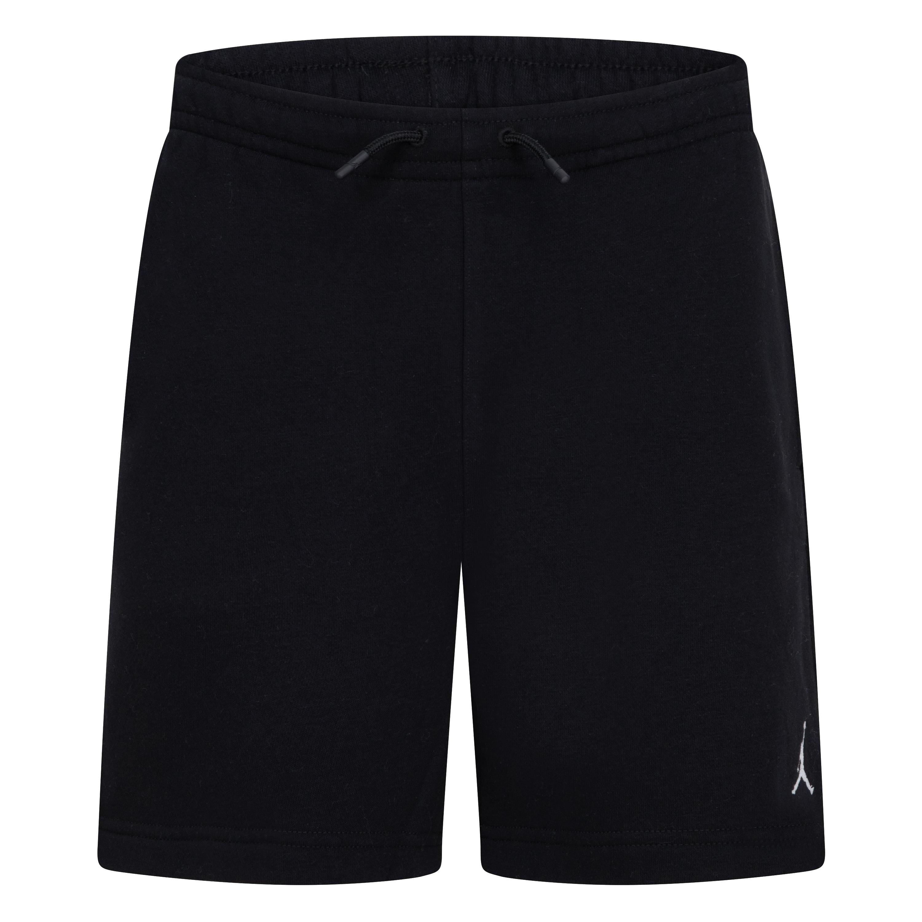 Jordan Big Boys' Brooklyn Fleece Shorts - Black - BLACK Thumbnail View 7