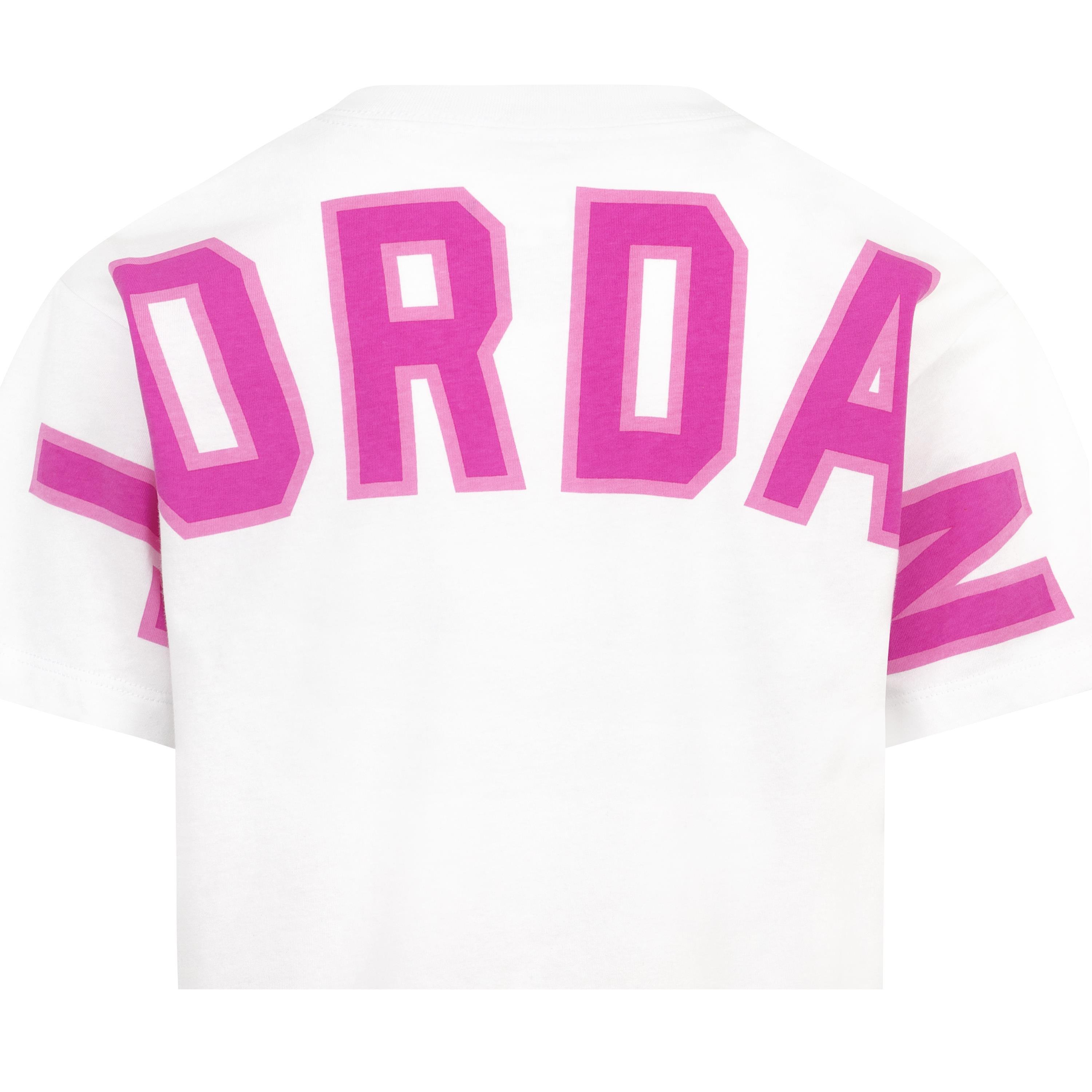 Jordan Big Girls' Y2K Tee - White - WHITE Thumbnail View 2