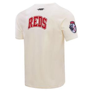 Pro Standard Men's Cincinnati Reds Playing Cards Short Sleeve Top-Eggshell