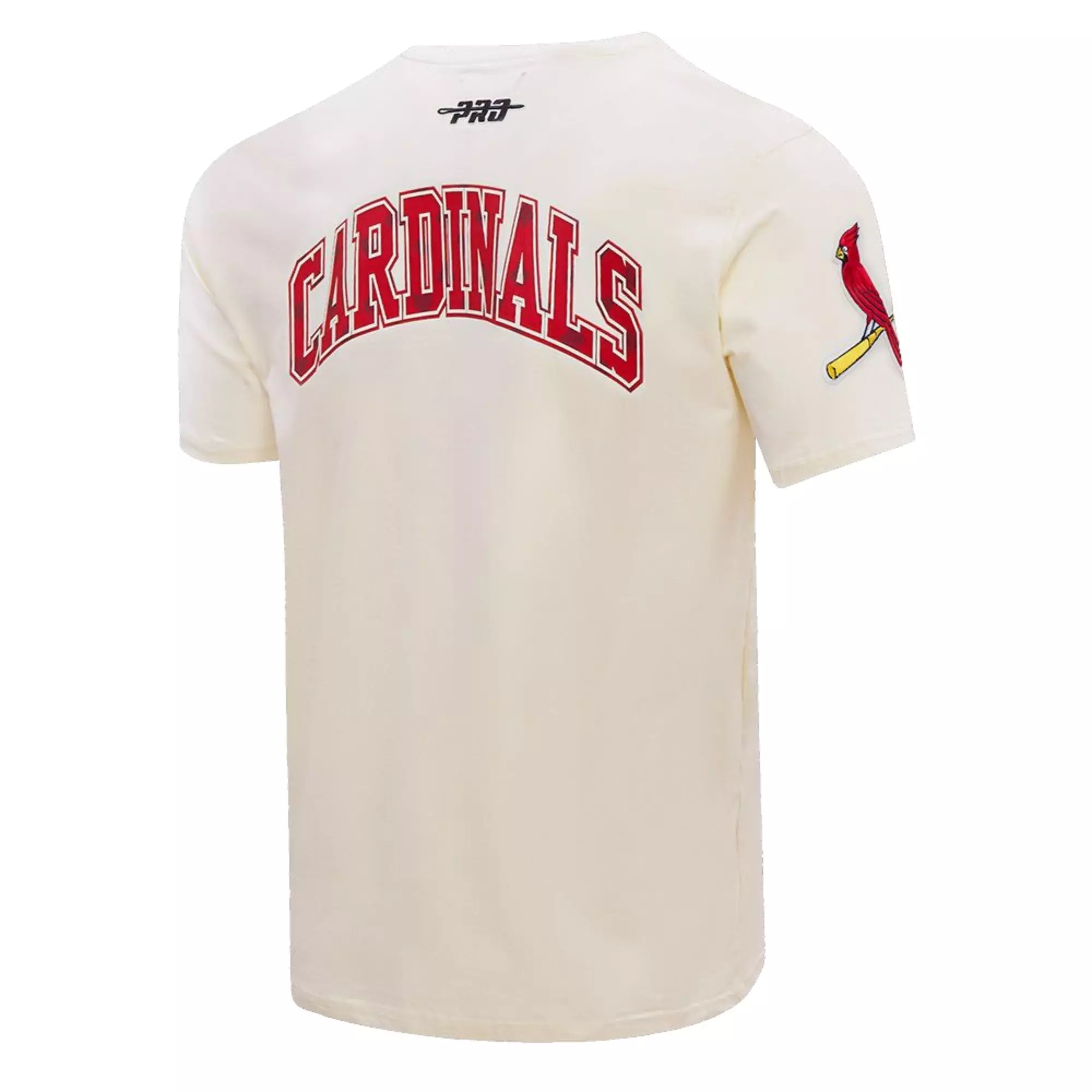 Pro Standard Men's St. Louis Cardinals Playing Cards Short Sleeve Top-Eggshell - CREAM