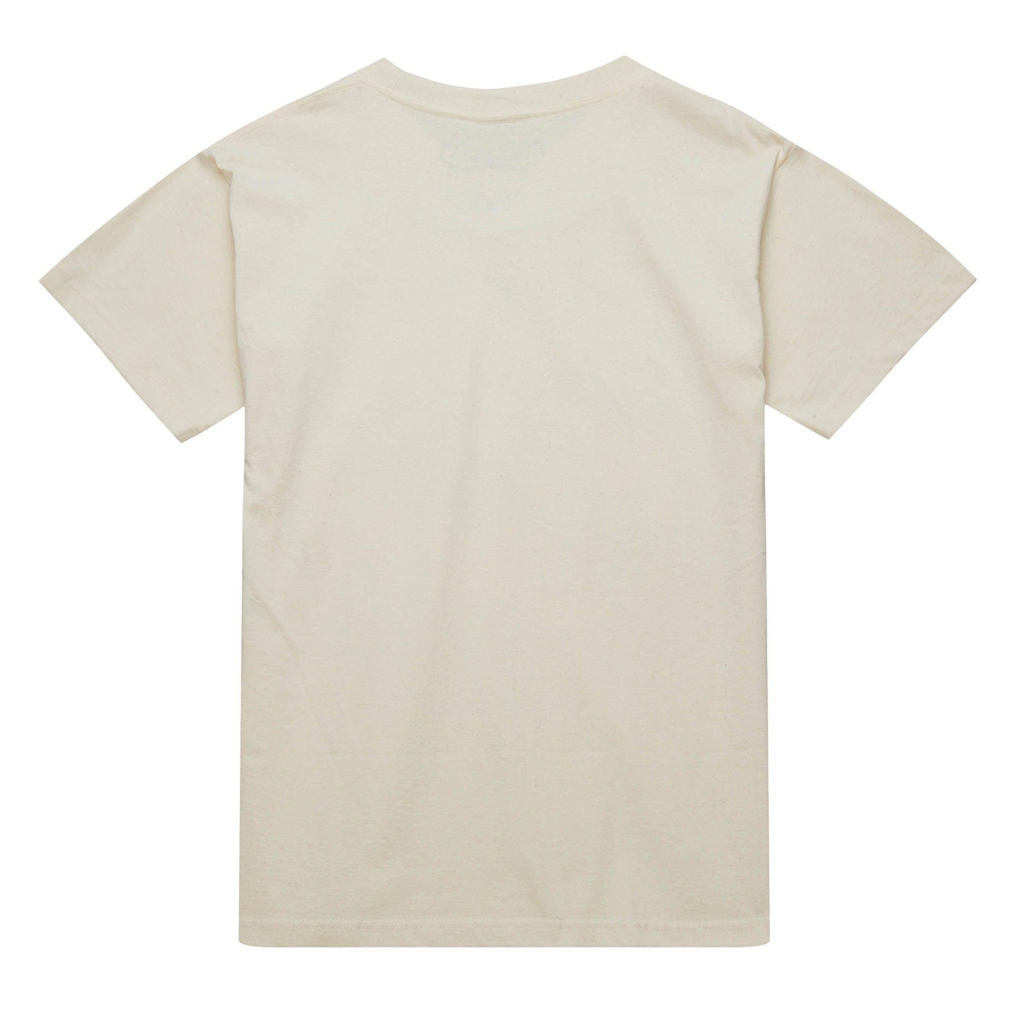 Mitchell & Ness Men's Dallas Mavericks Crown Jewel Short Sleeve Shirt-Cream - CREAM Thumbnail View 2