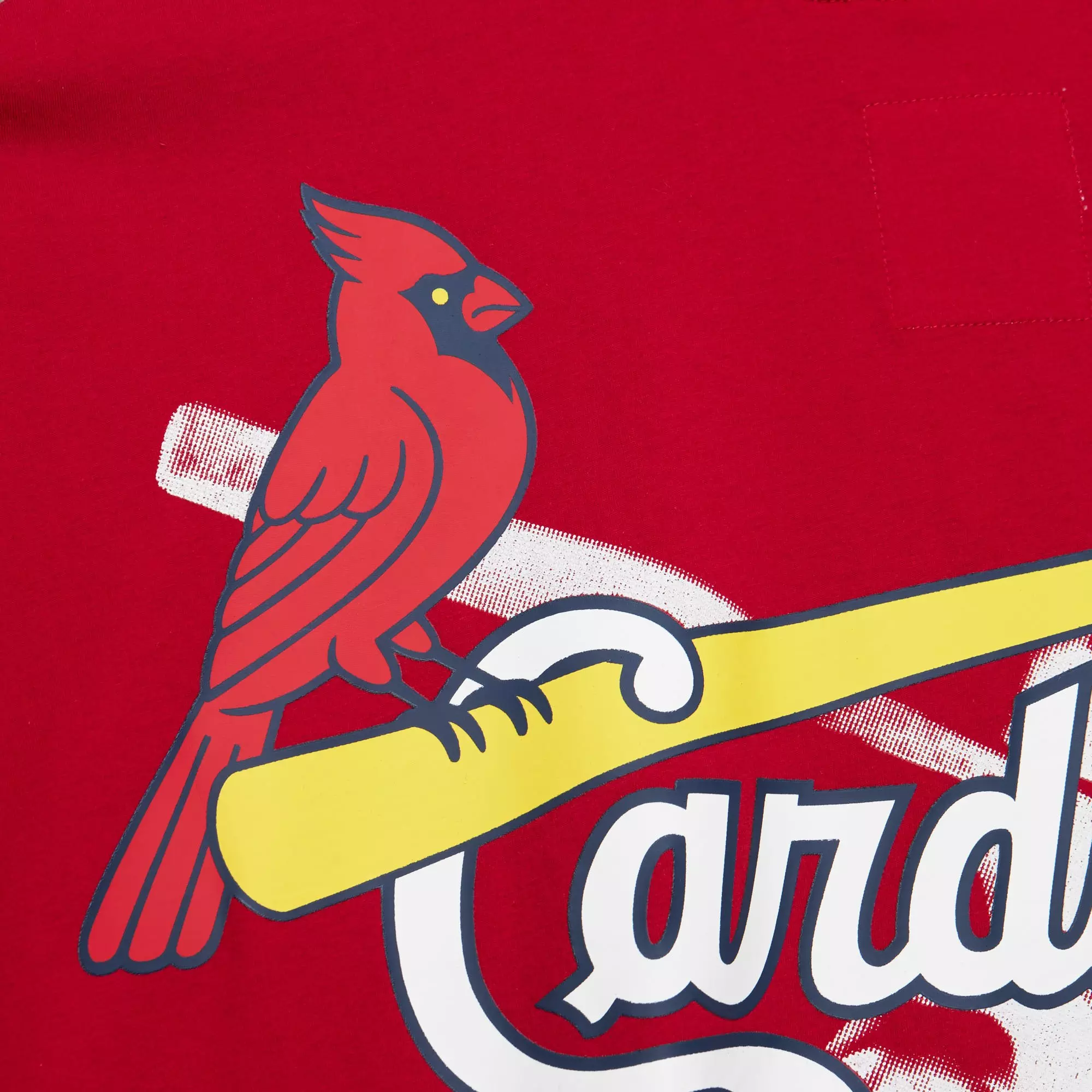 Mitchell & Ness Men's t. Louis Cardinals Logo Blast Short Sleeve Top - RED