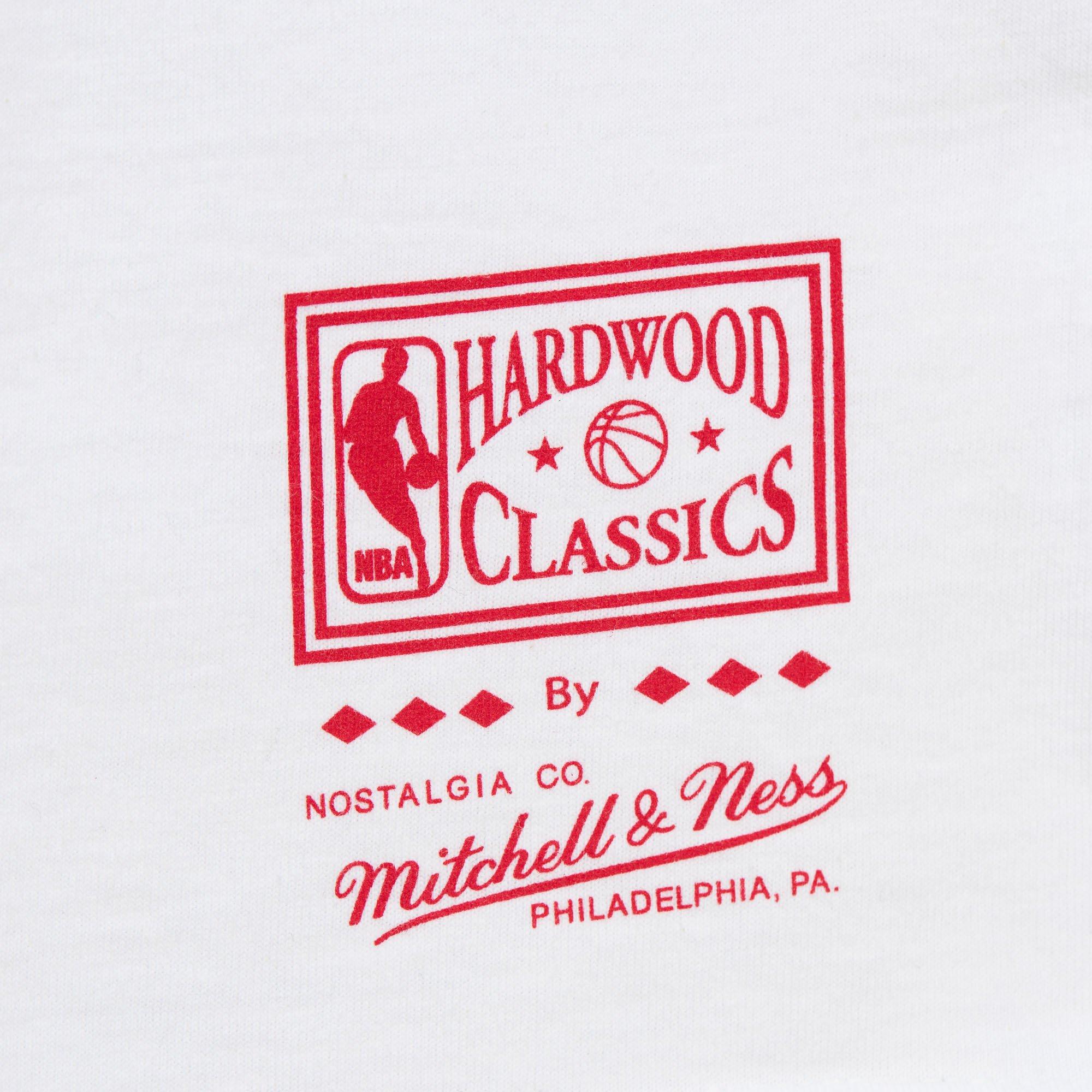 Mitchell & Ness Men's D. Wilkins Atlanta Hawks Bling Short Sleeve Top - WHITE Thumbnail View 4