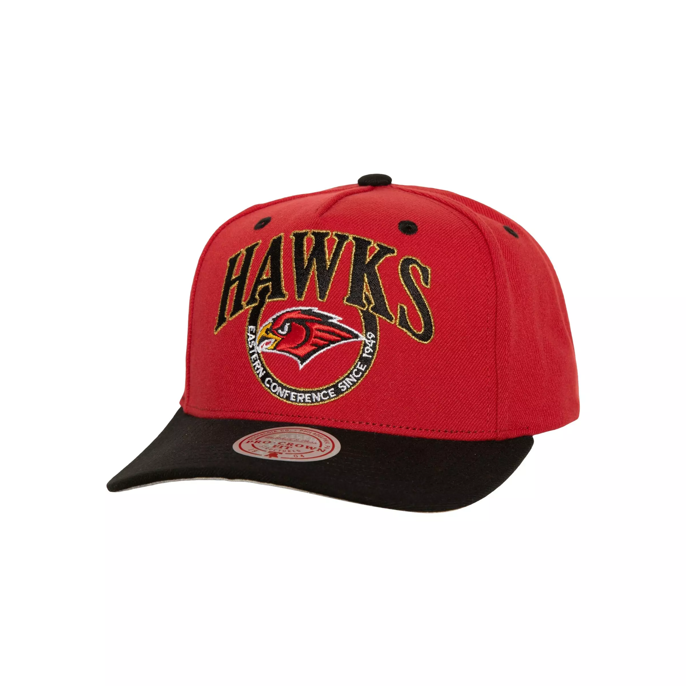 Mitchell & Ness Atlanta Hawks Crown Jewel Pro Snapback - RED/BLACK
