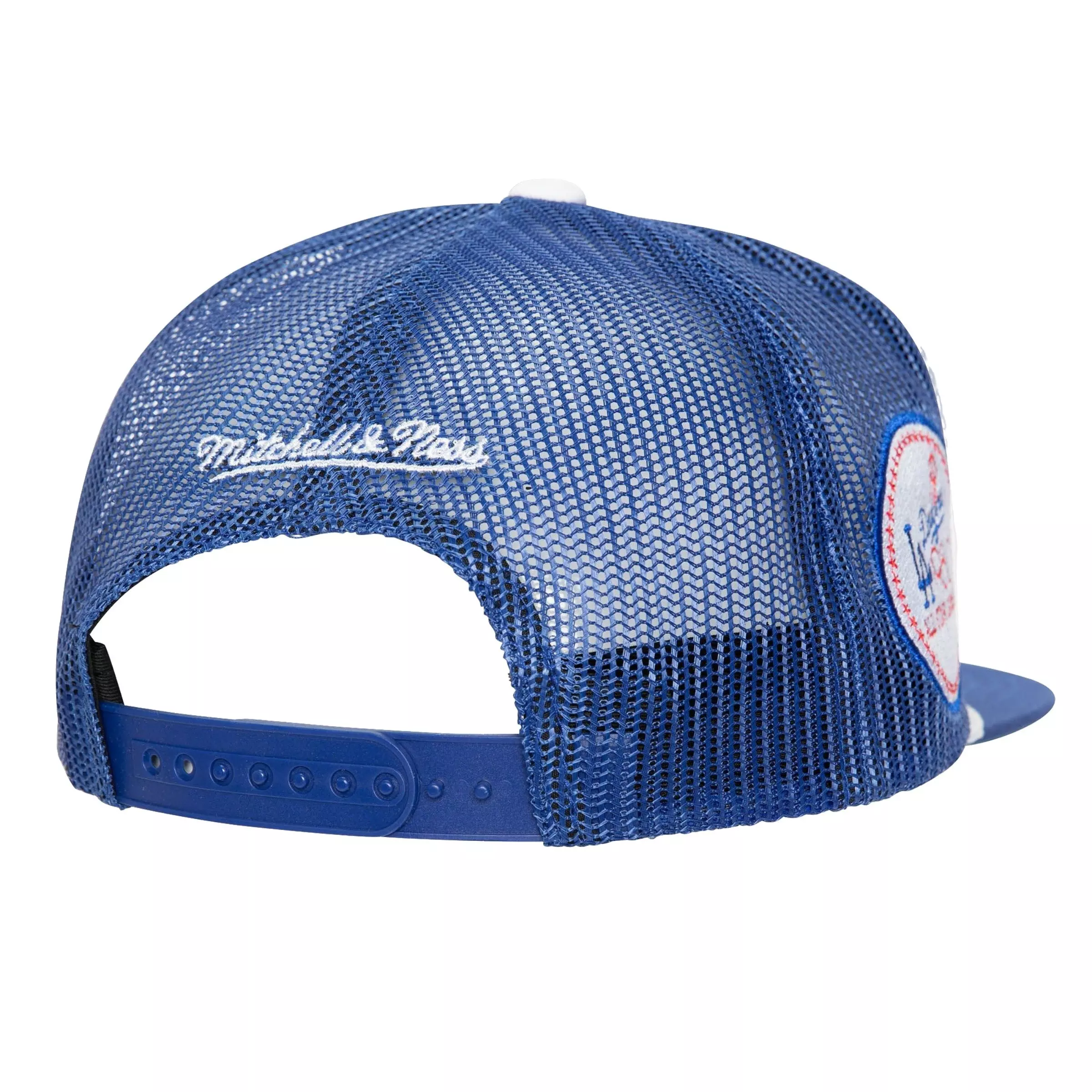 Mitchell & Ness Los Angeles Dodgers Rope Trucker Snapback - BLUE