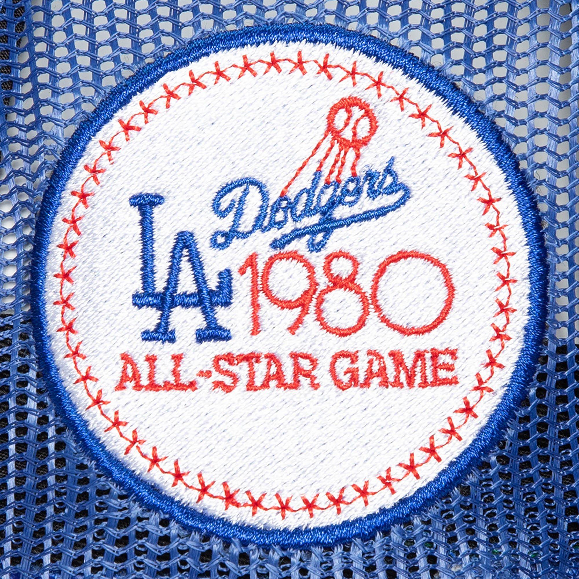 Mitchell & Ness Los Angeles Dodgers Rope Trucker Snapback - BLUE Thumbnail View 3