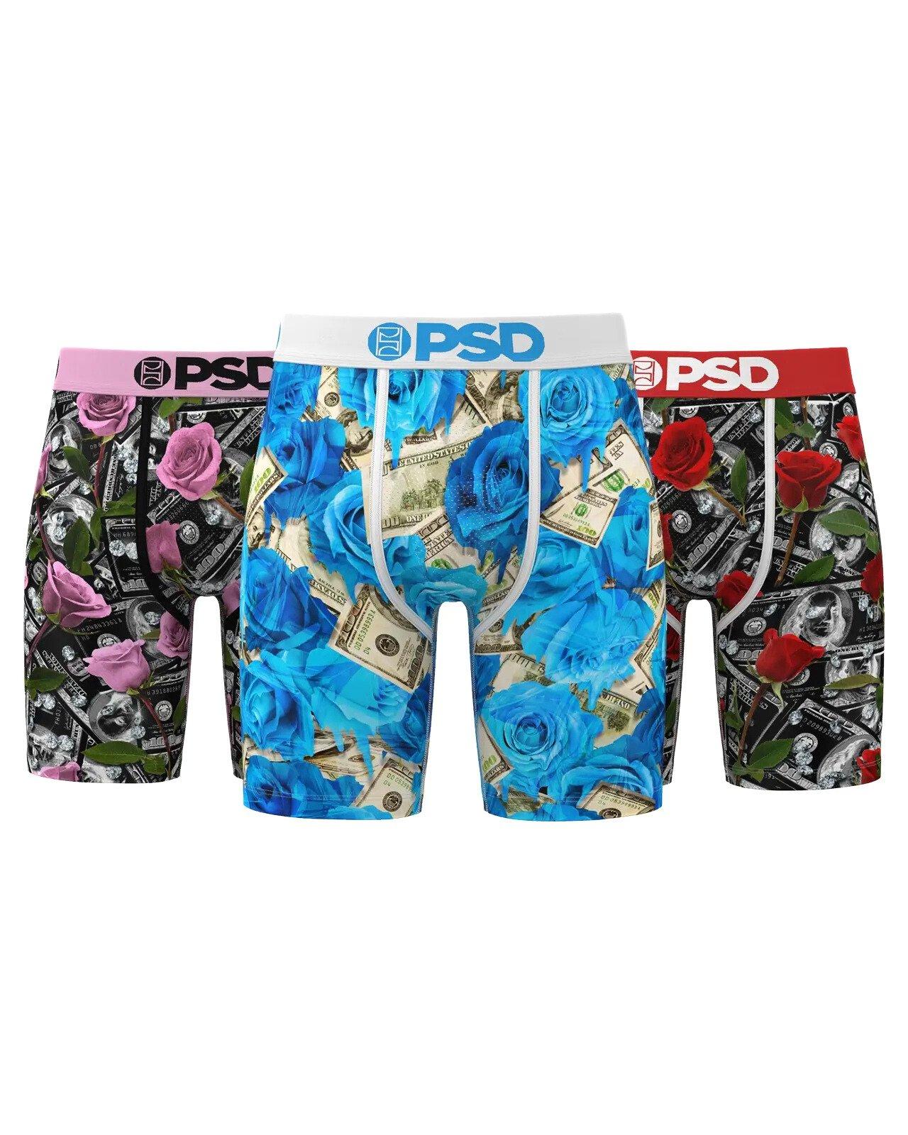 PSD Men's Rich Blooms Underwear-3PK - MULTI-COLOR Thumbnail View 1