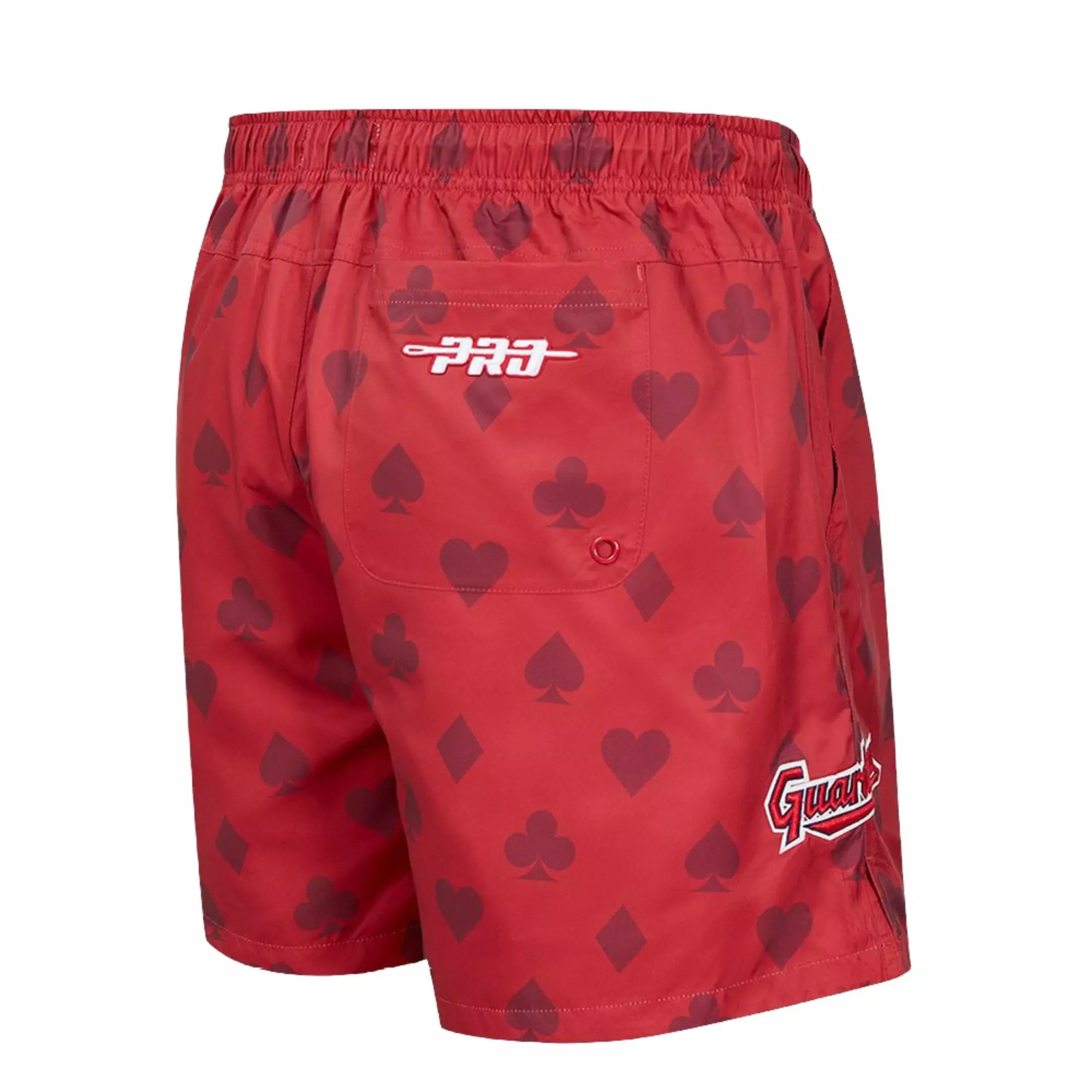 Pro Standard Men's Cleveland Guardians Playing Cards Shorts-Red - RED
