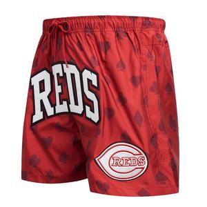 Pro Standard Men's Cincinnati Reds Playing Cards Shorts-Red