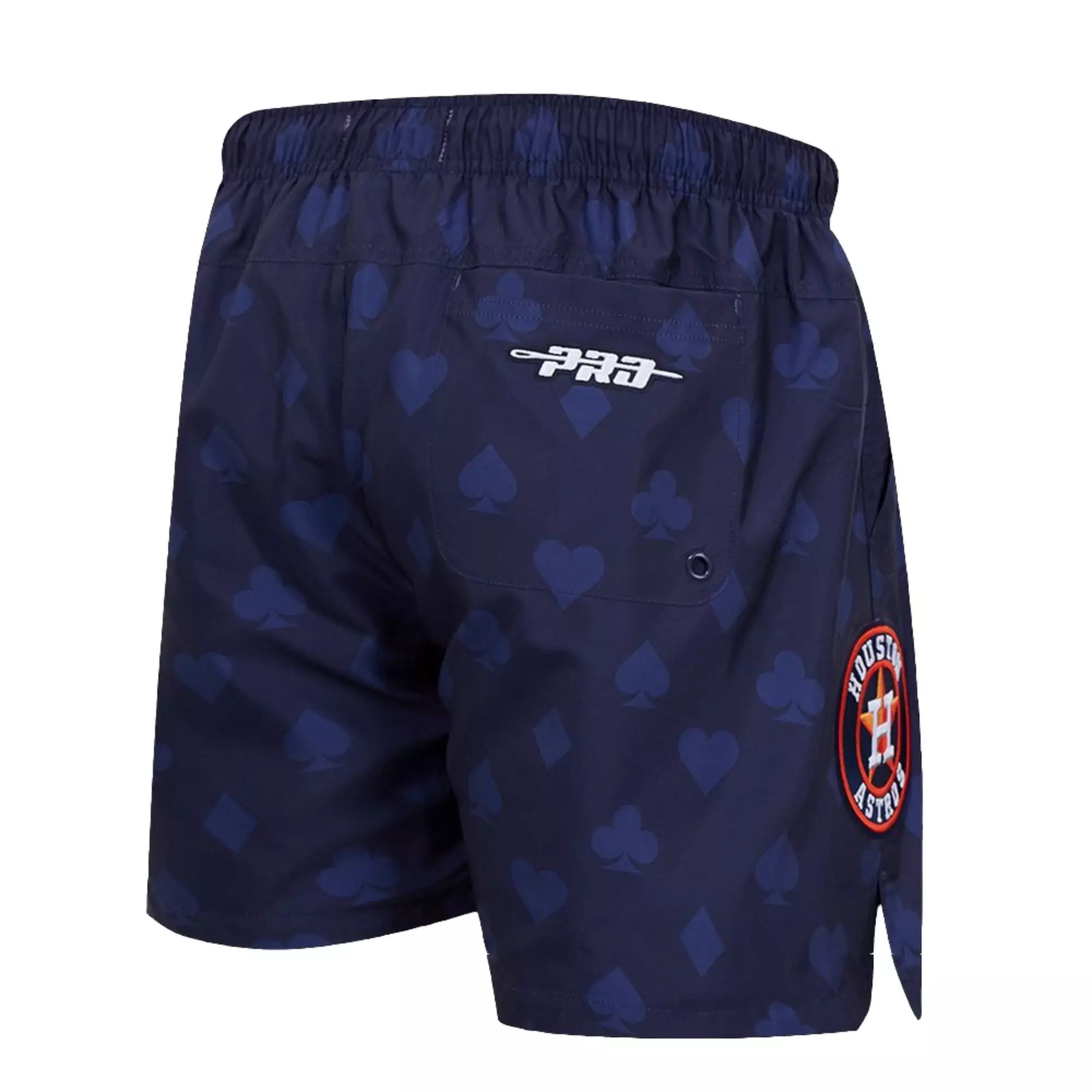 Pro Standard Men's Houston Astros Playing Cards Shorts-Navy - NAVY