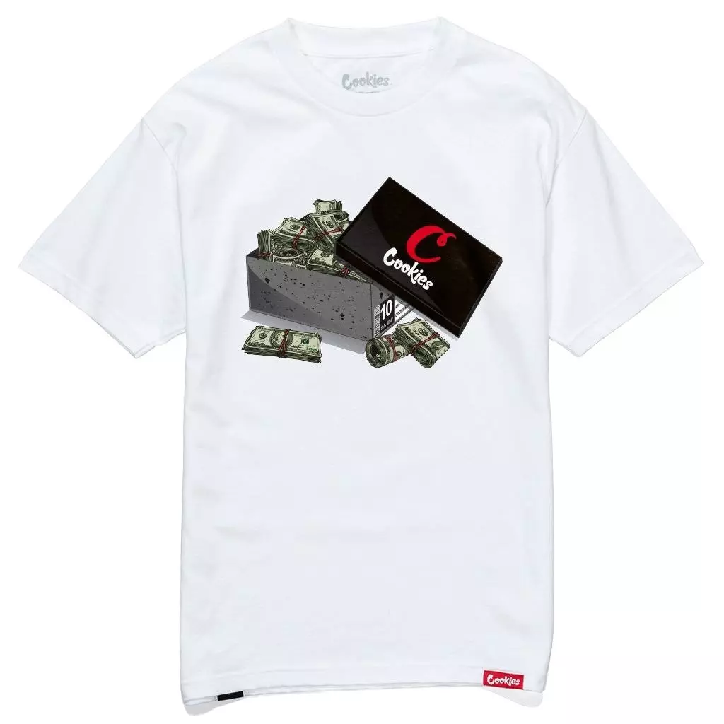 Cookies Men's Shoebox Money Tee - White - WHITE