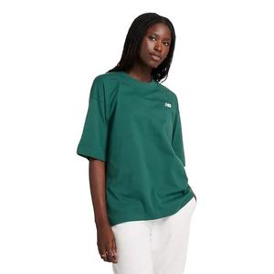 New Balance Women's Graphic Oversize Jersey Tee - Green