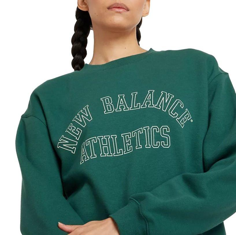 【高価値】 New Balance Green - Sweatshirt Crew Fleece Graphic Women's トレーナー+スウェット