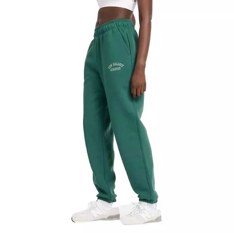 New Balance Women's Graphic Fleece Pants - Green