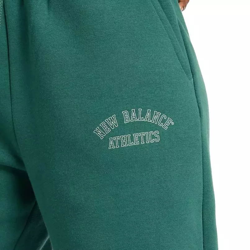 New Balance Women's Graphic Fleece Pants - Green