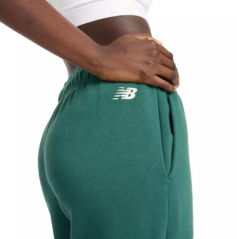 New Balance Women's Graphic Fleece Pants - Green