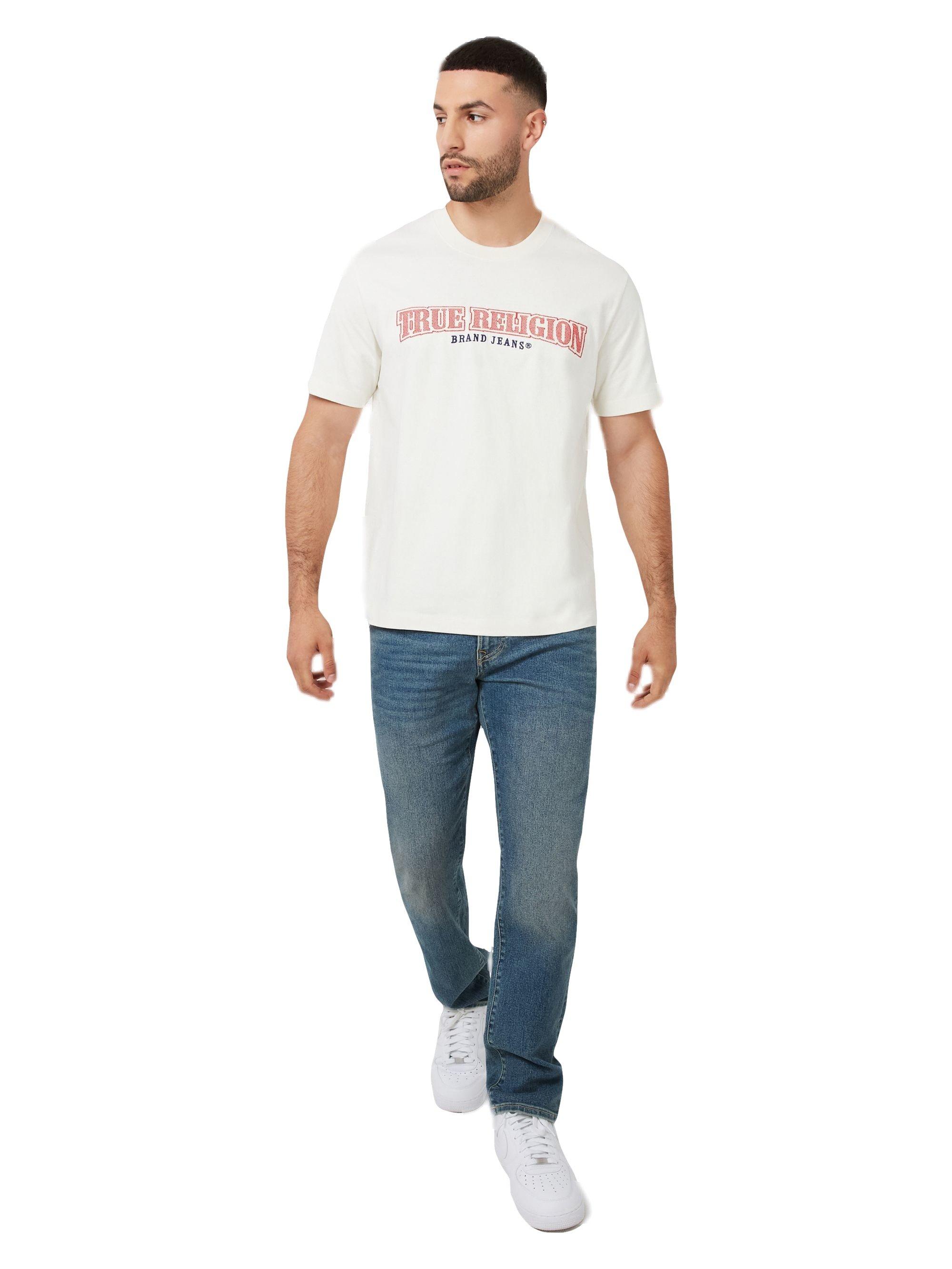 True Religion Multi Graphic Men's White Tee