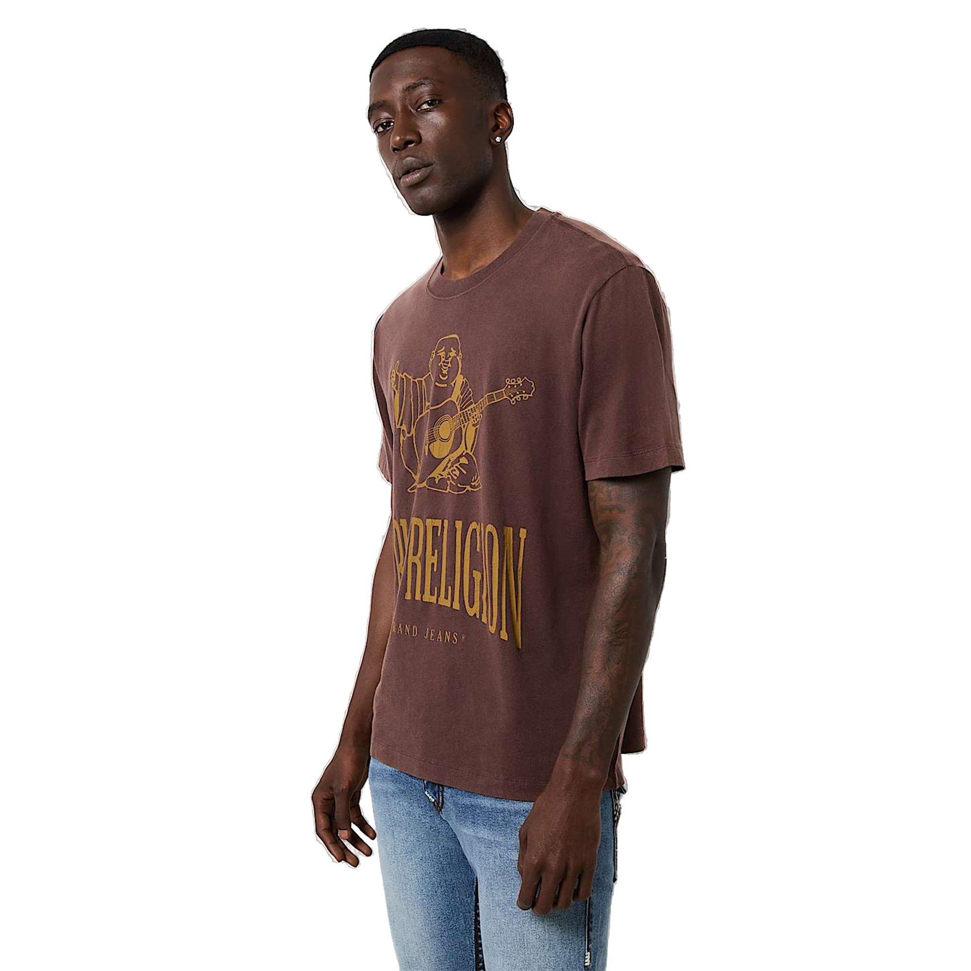 True Religion Vintage Crackle Buddha Men's Tee