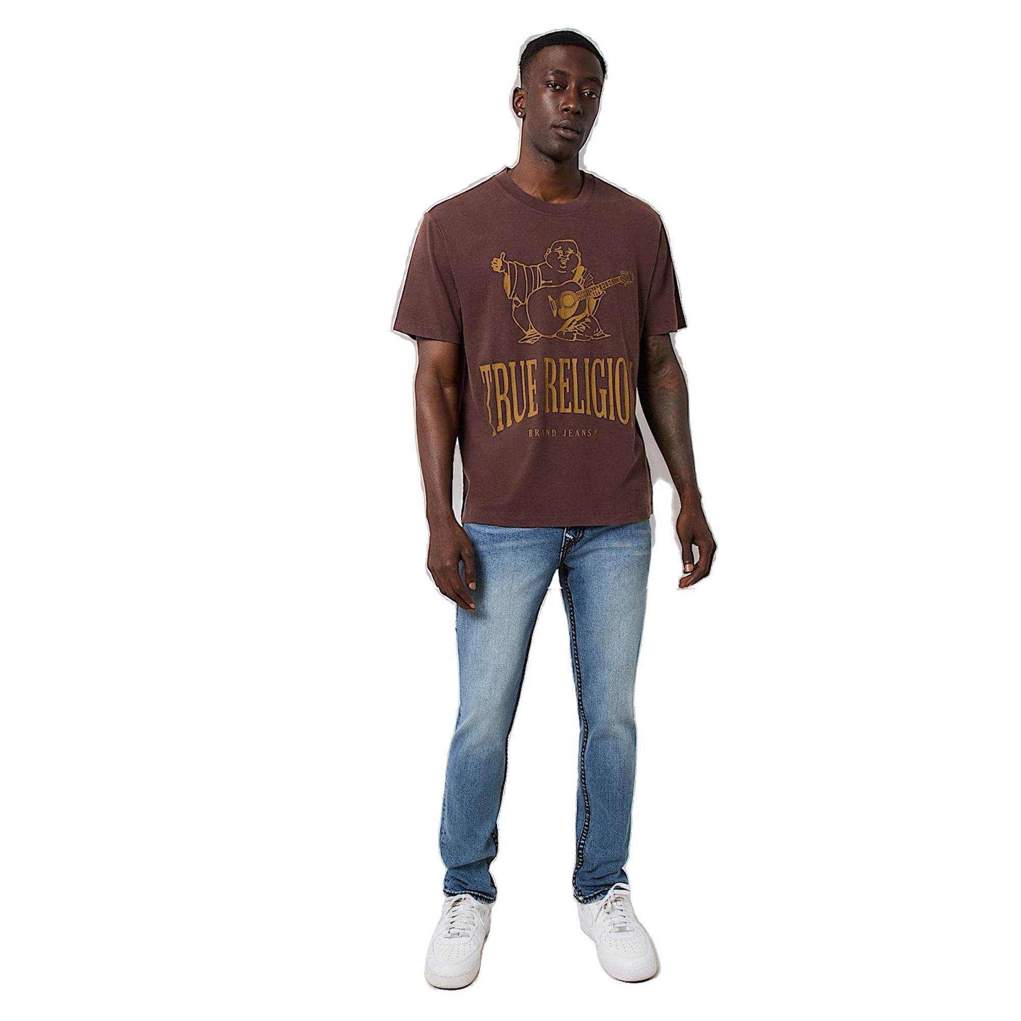 True Religion Vintage Crackle Buddha Men's Tee