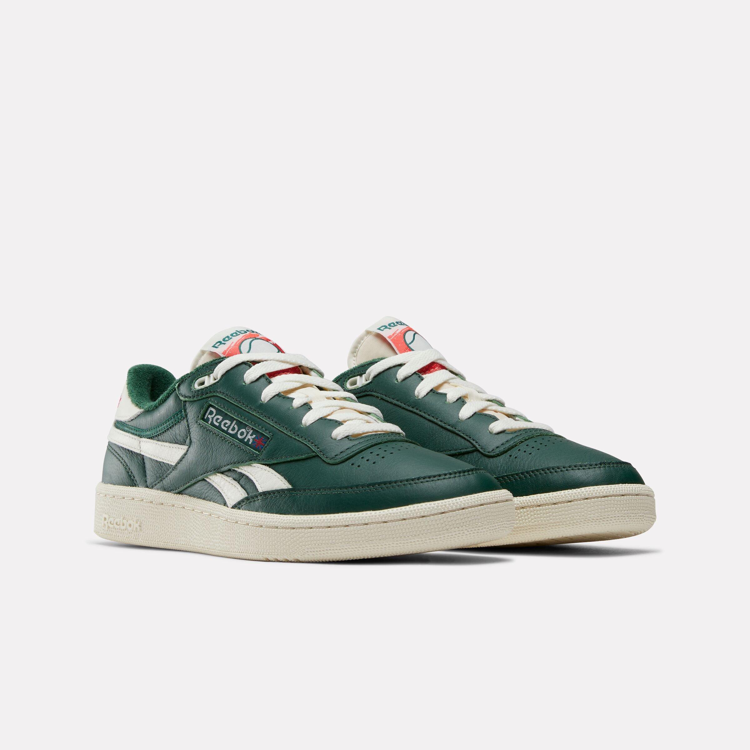 Reebok Club C Revenge Vintage "Dark Green/White" Men's Shoe - DARK GREEN/WHITE Thumbnail View 4
