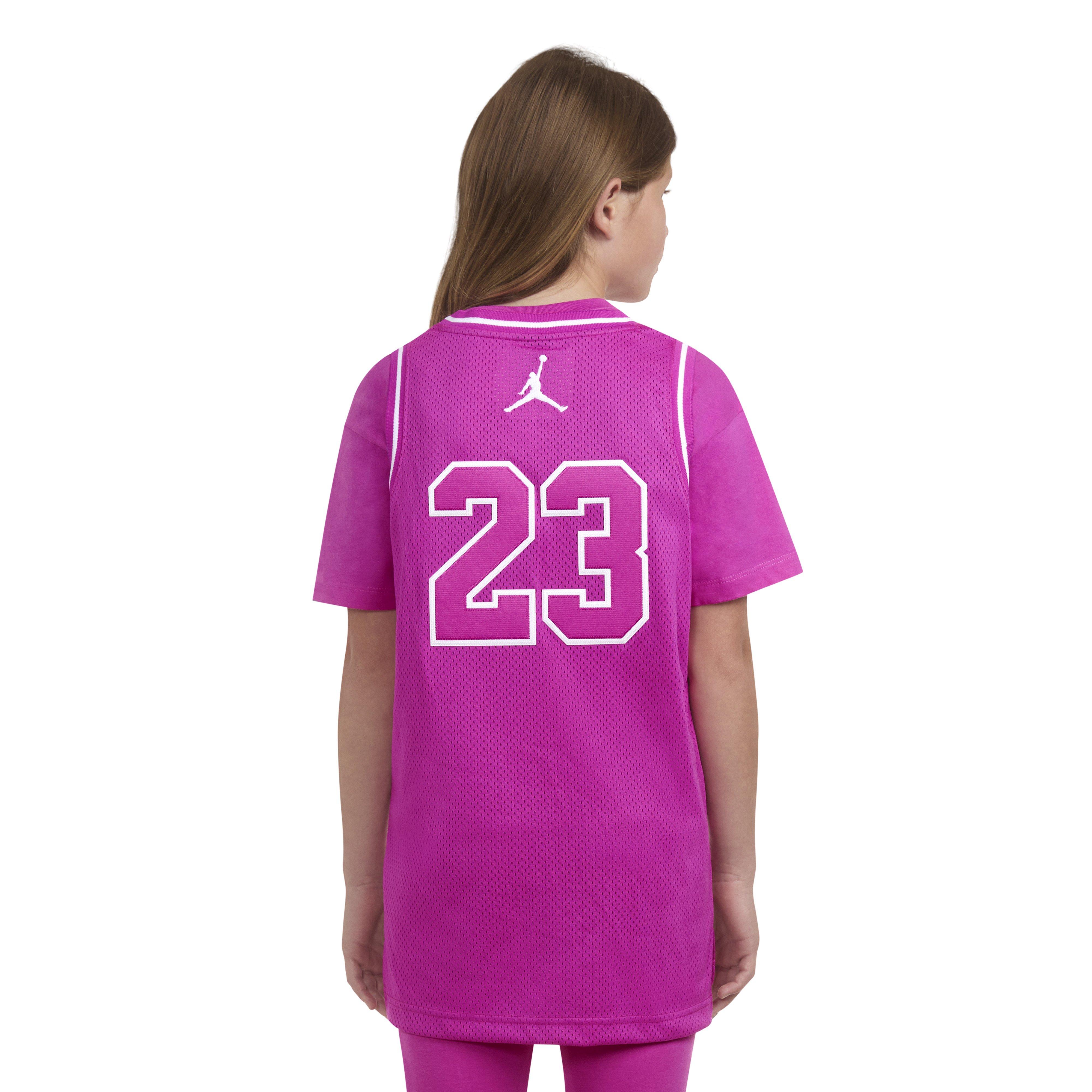 Jordan 23 Big Girls' Pink Jersey