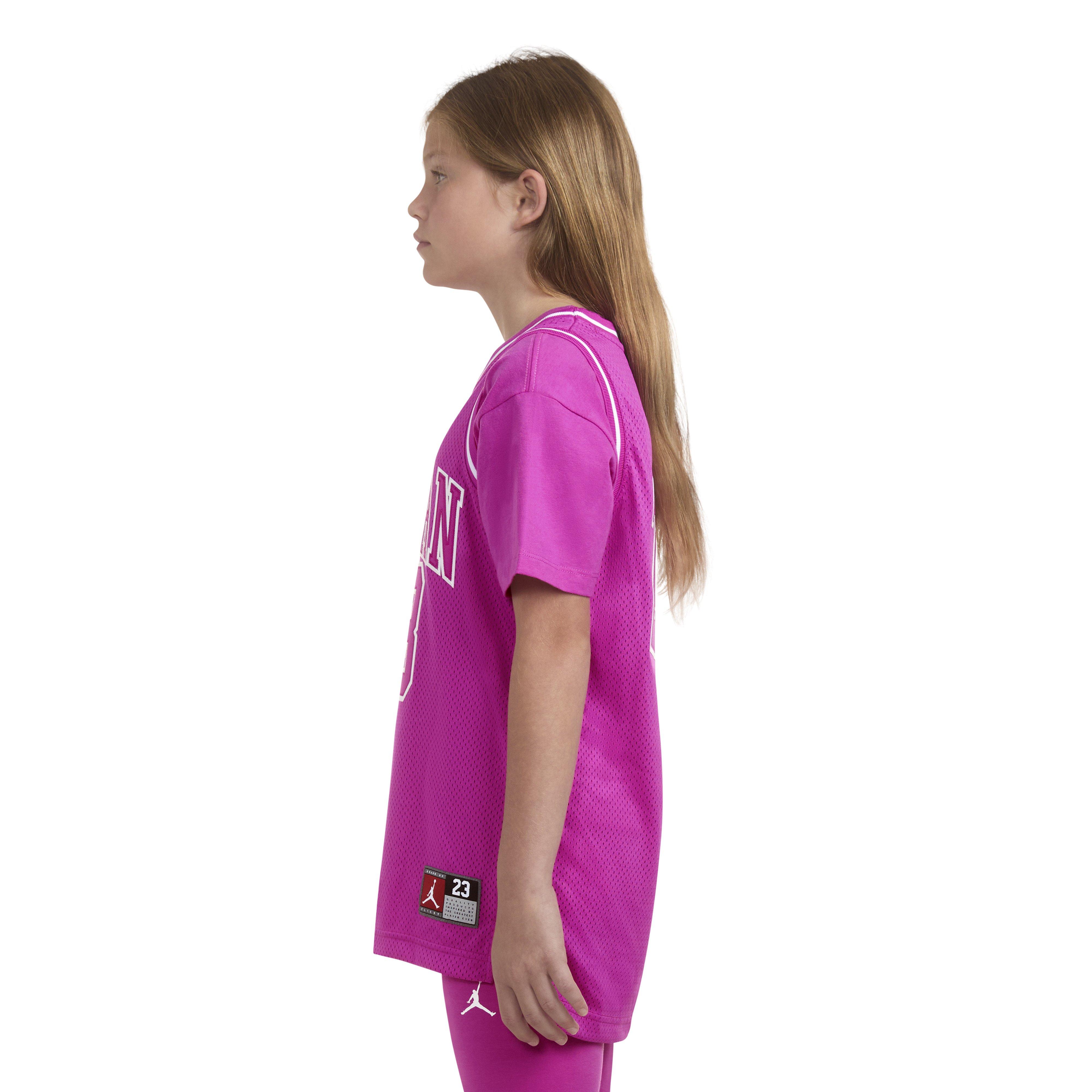 Jordan 23 Big Girls' Pink Jersey