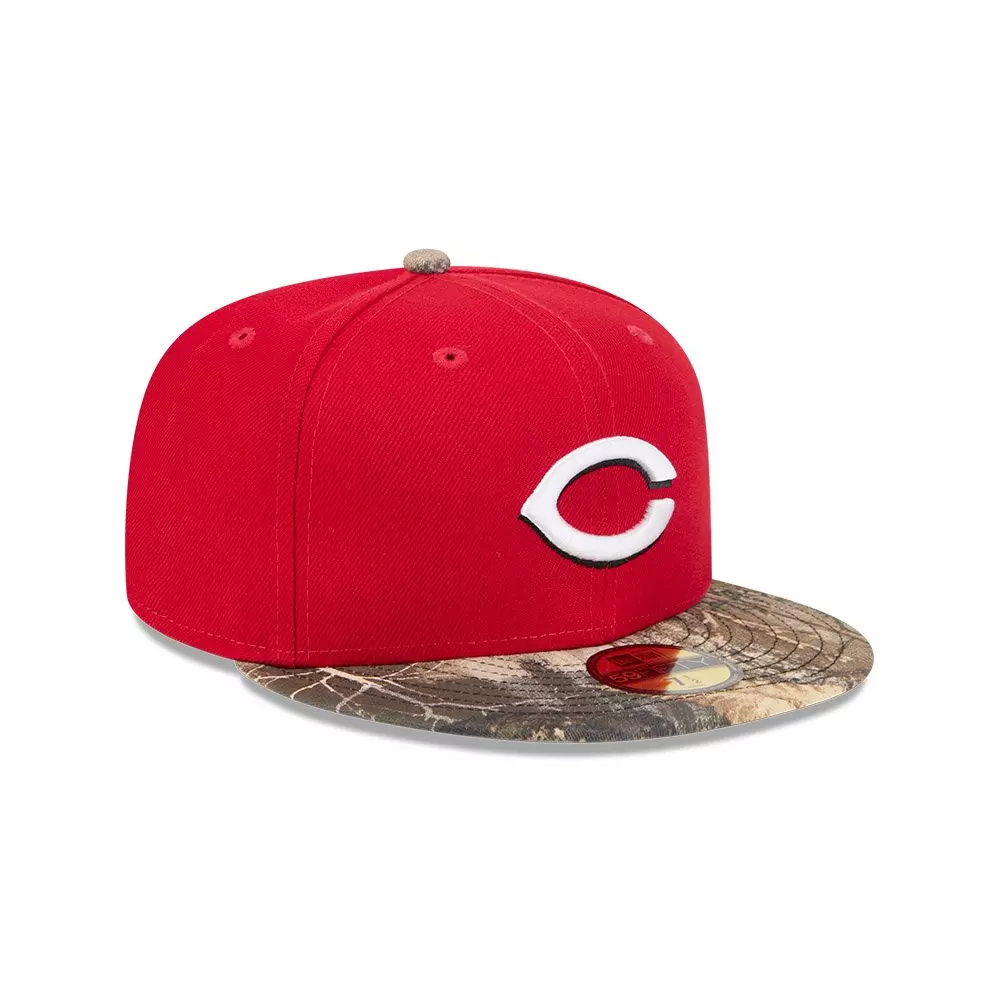 New Era Cincinnati Reds 59FIFTY Real Camo Fitted Hat - MULTI-COLOR