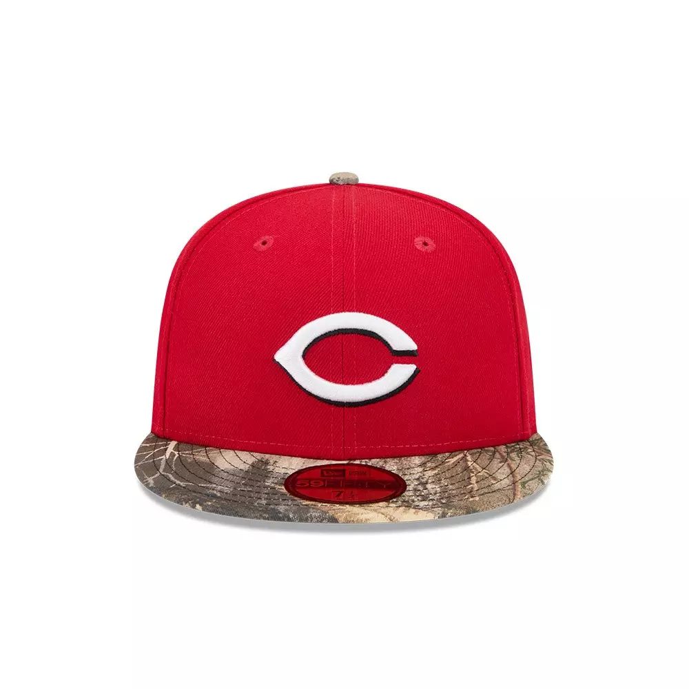 New Era Cincinnati Reds 59FIFTY Real Camo Fitted Hat - MULTI-COLOR