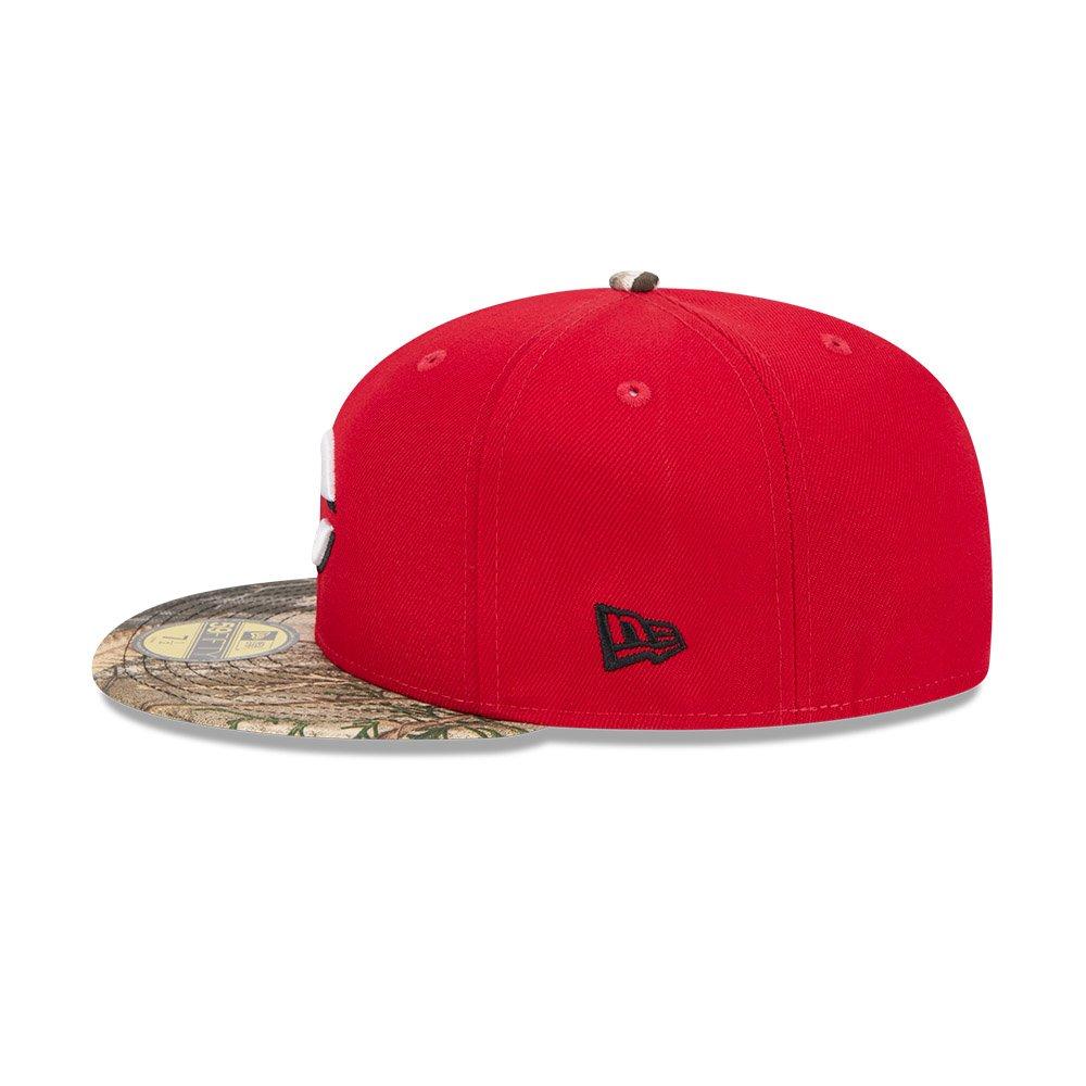 New Era Cincinnati Reds 59FIFTY Real Camo Fitted Hat - MULTI-COLOR Thumbnail View 5