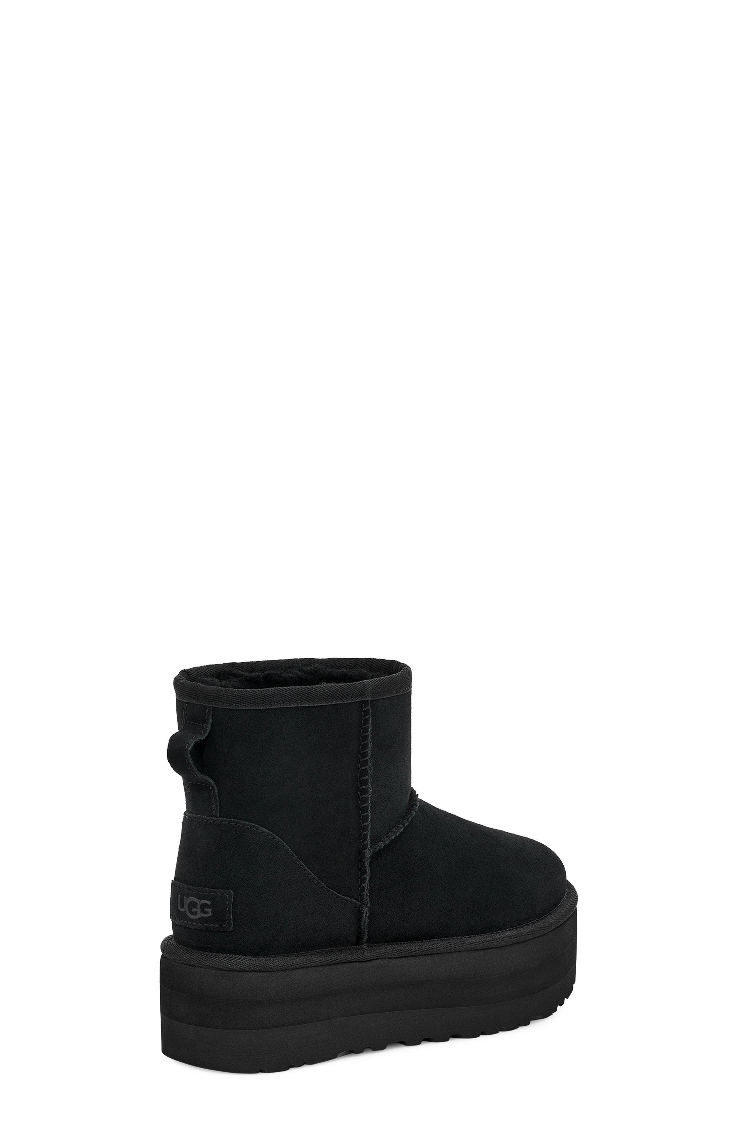 UGG Classic Mini Platform "Black" Women's Boot - BLACK Thumbnail View 5