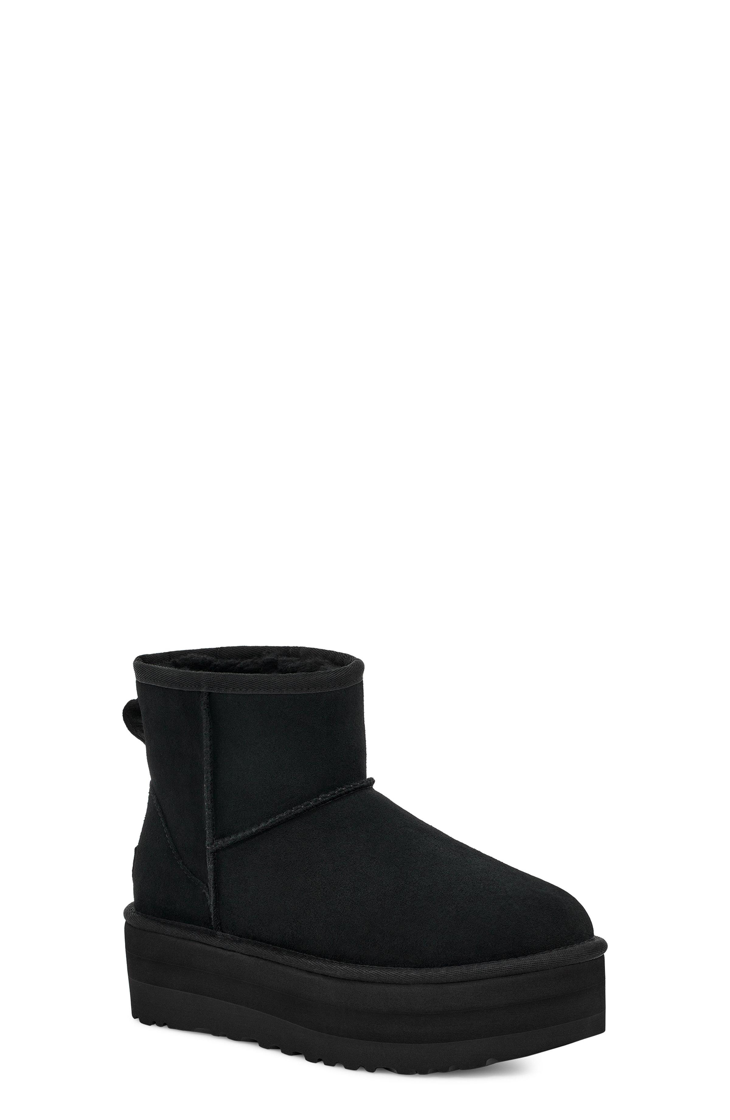 UGG Classic Mini Platform "Black" Women's Boot - BLACK Thumbnail View 6