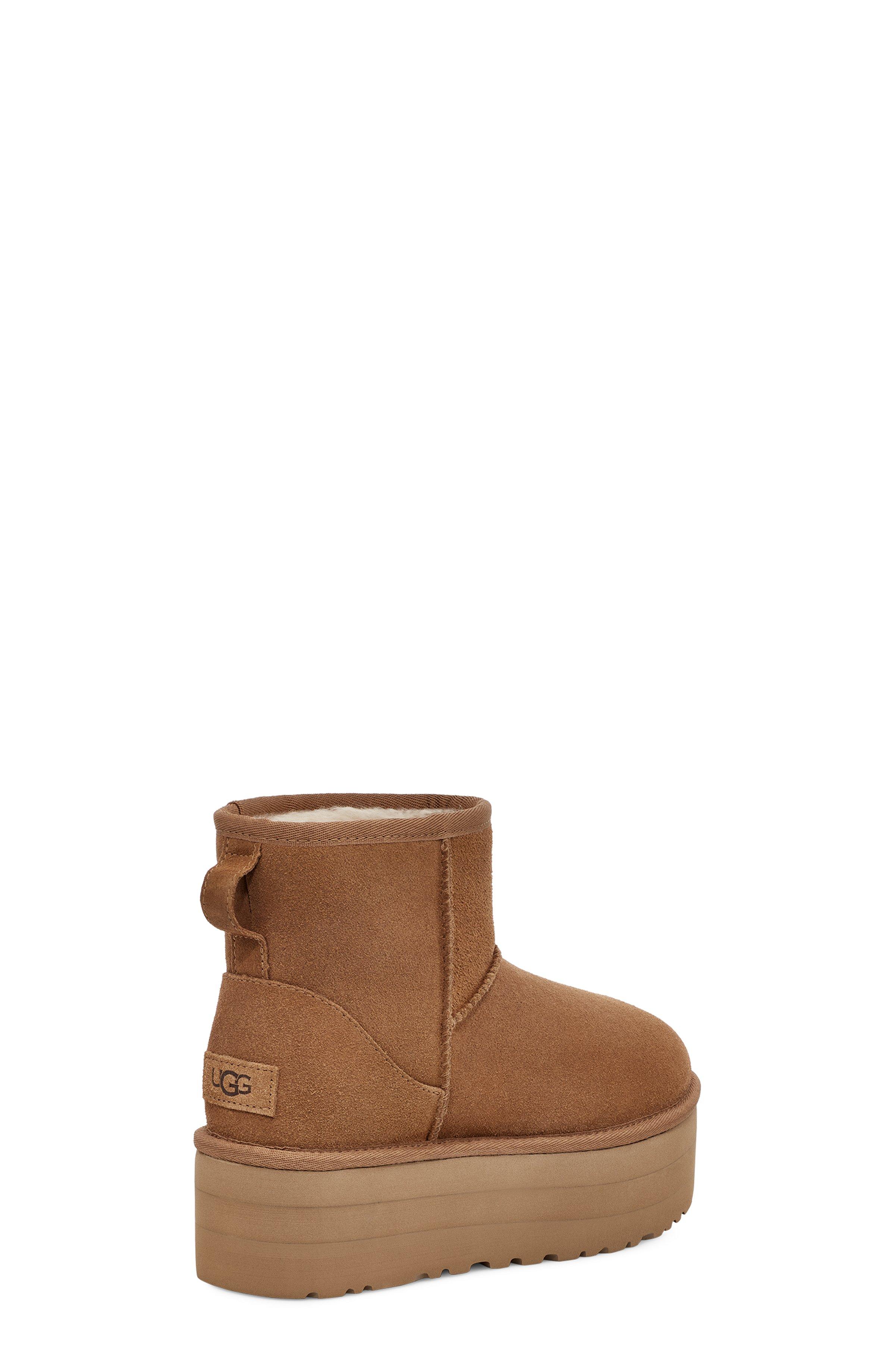 UGG Classic Mini Platform "Chestnut" Women's Boot - BROWN Thumbnail View 5