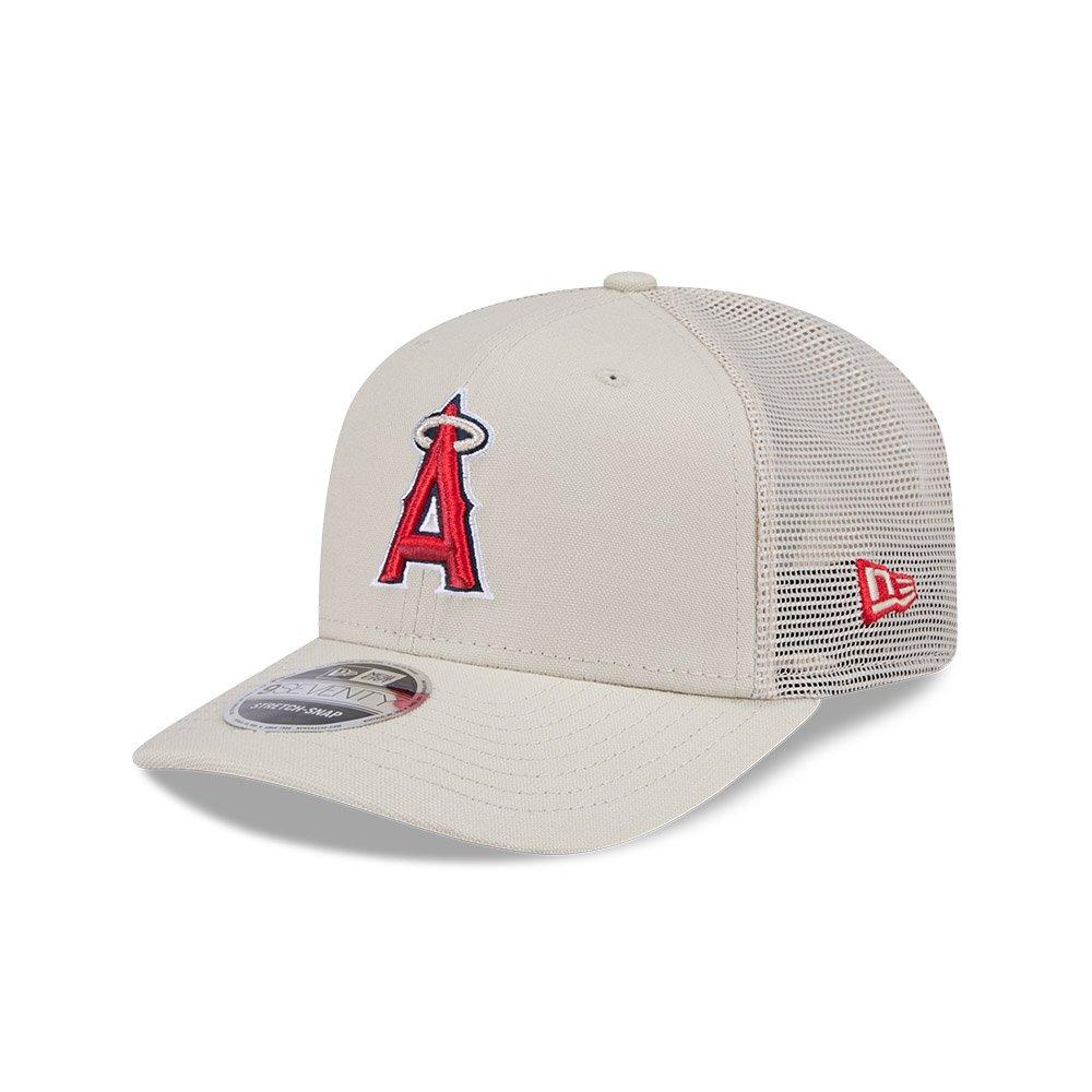 New Era Los Angeles Angels Canvas 9SEVENTY Trucker Hat - CREAM