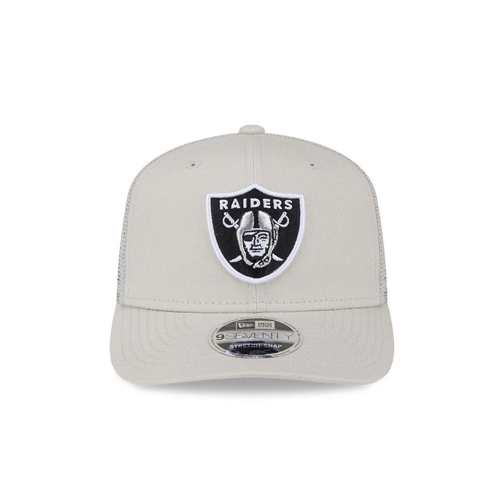 New Era Las Vegas Raiders Canvas 9SEVENTY Trucker Hat