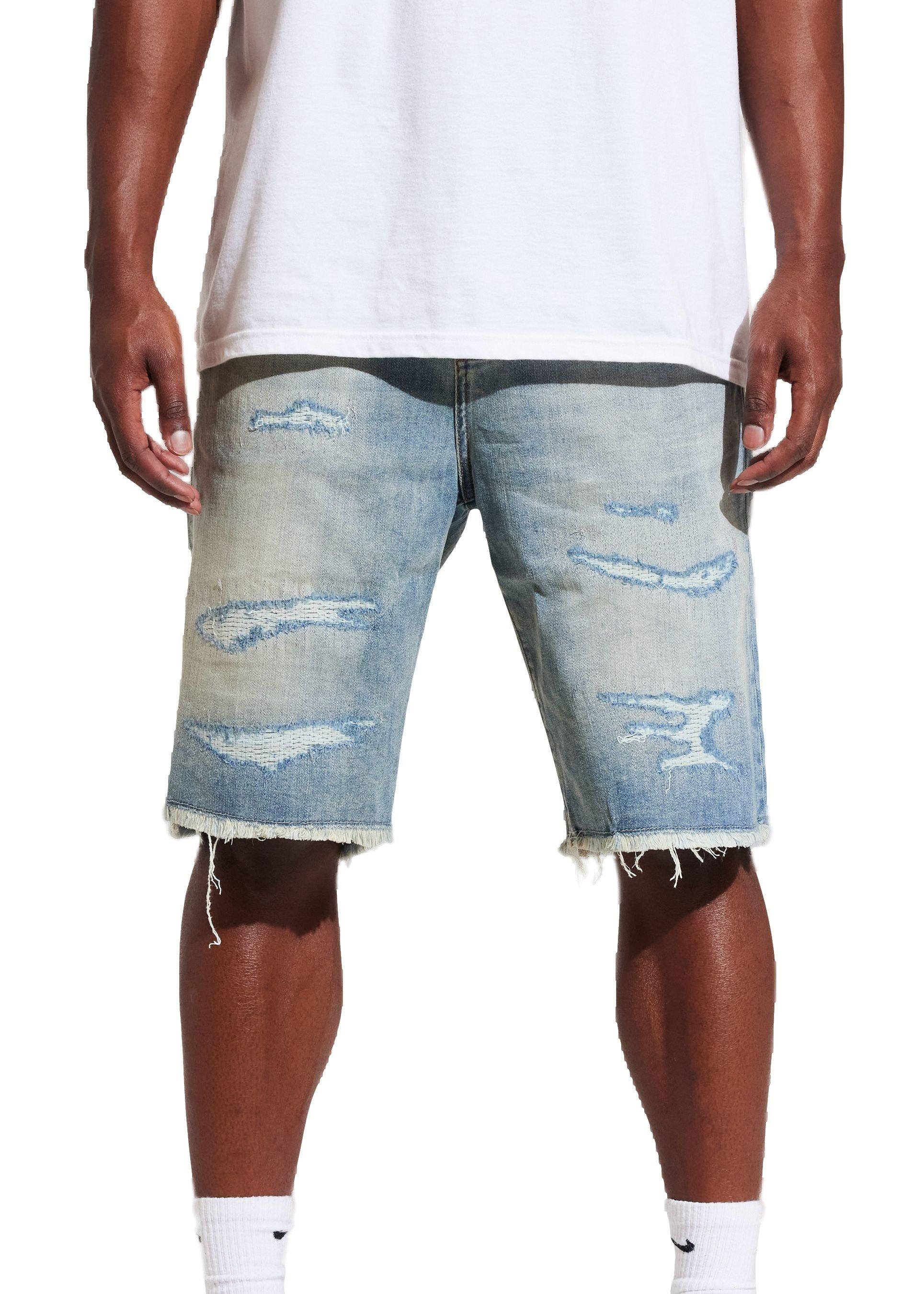 Crysp Denim Atlantic Men's Stone Blue Shorts