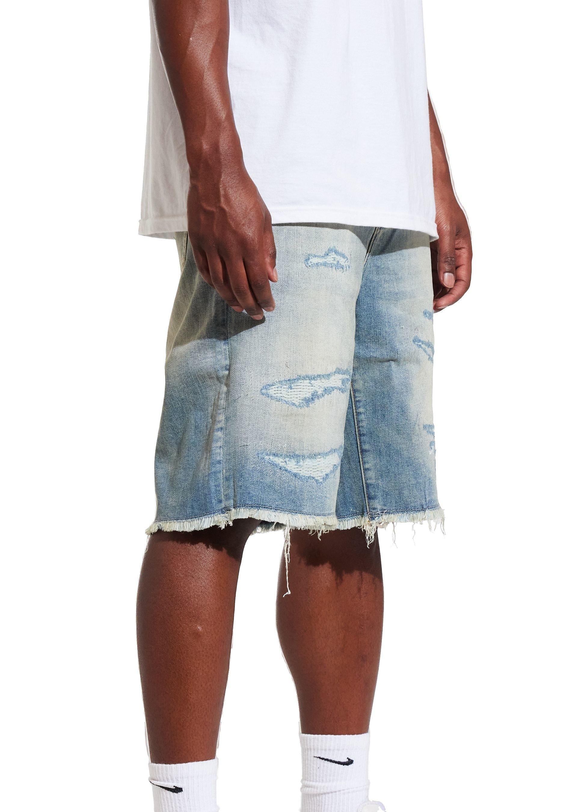 Crysp Denim Atlantic Men's Stone Blue Shorts