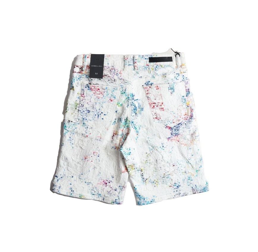 Embellish Osaka Boro Men's White Shorts