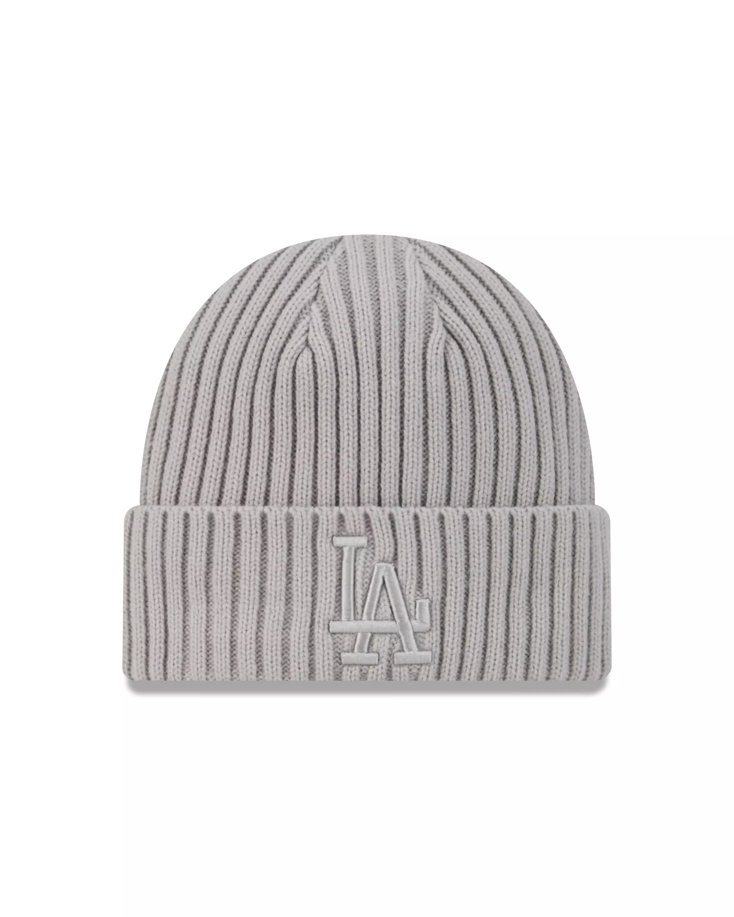 New Era Los Angeles Dodgers Knit Cuffed Beanie-Grey - GREY