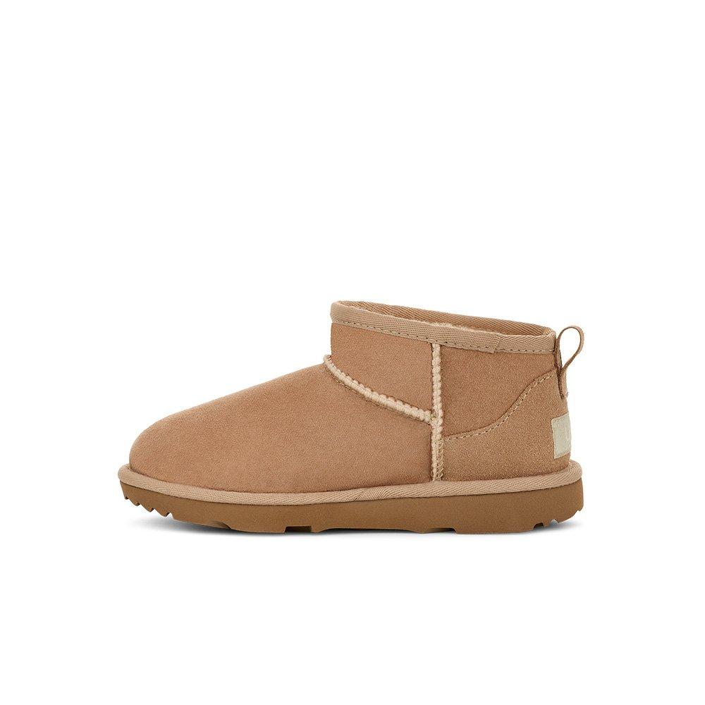 UGG Classic Ultra Mini "Sand" Grade School Girls' Boot - LT BROWN Thumbnail View 2