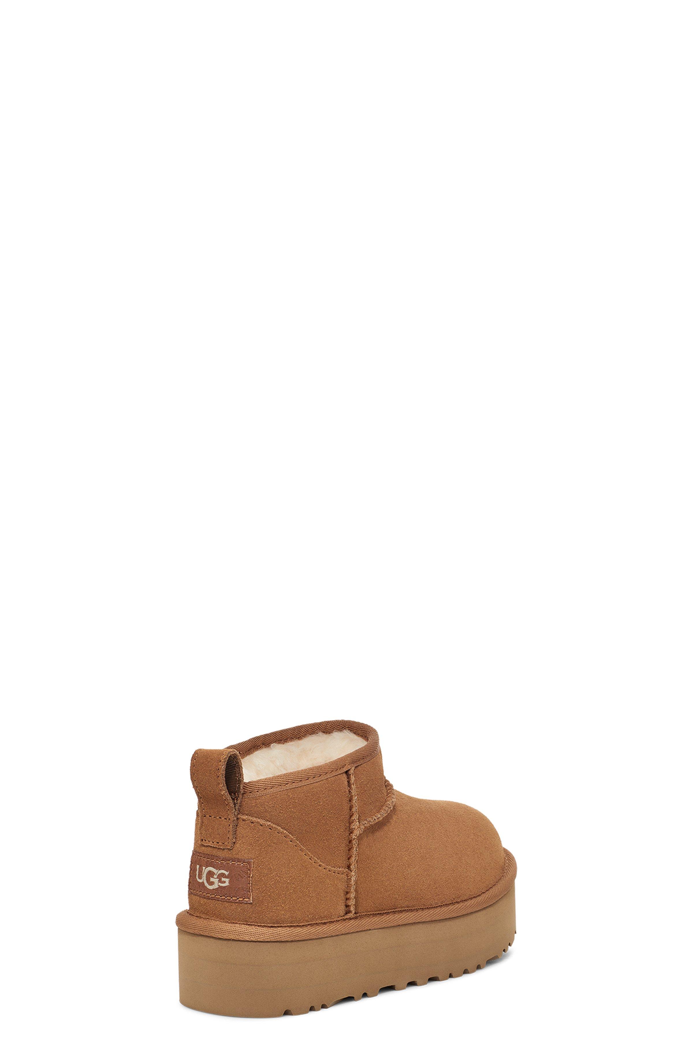 UGG Classic Ultra Mini Platform Grade School Girls' "Chestnut" Boot